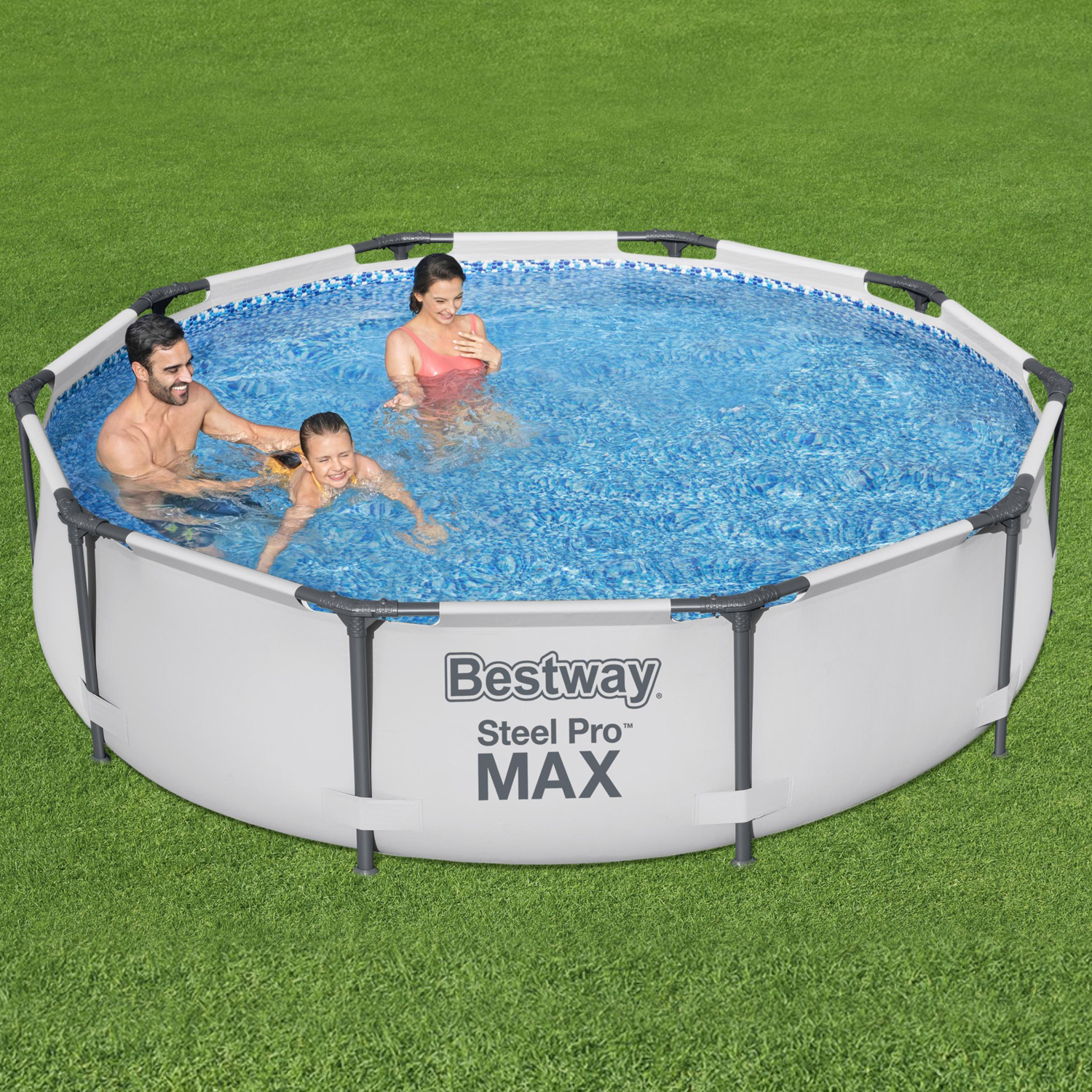 Bestway Frame Pool 305 x 76 cm | Rundpool ohne Zubehör