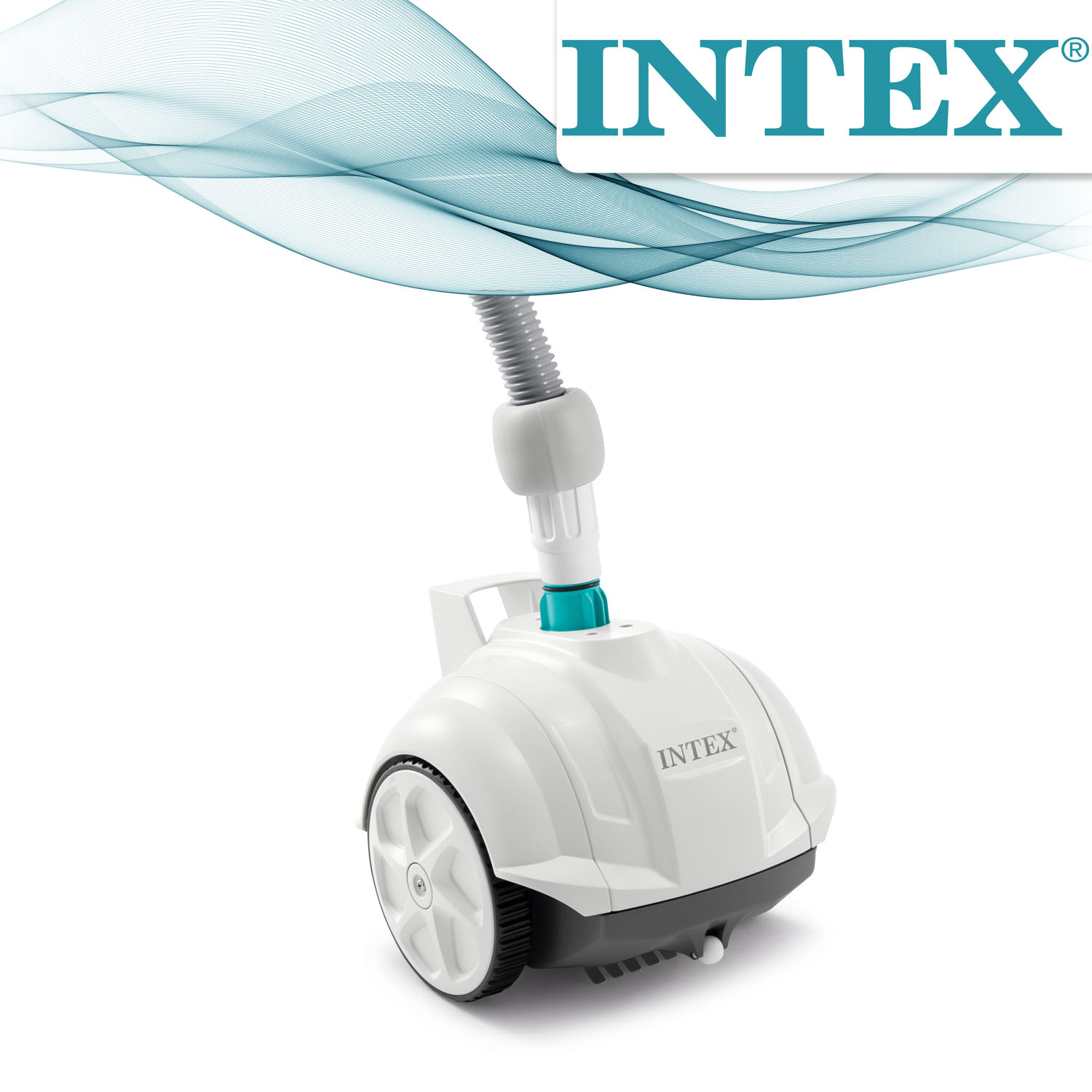 Intex Bodensauger Auto Pool Cleaner ZX50 | Venturi-Prinzip | inkl. 650 cm Poolschlauch