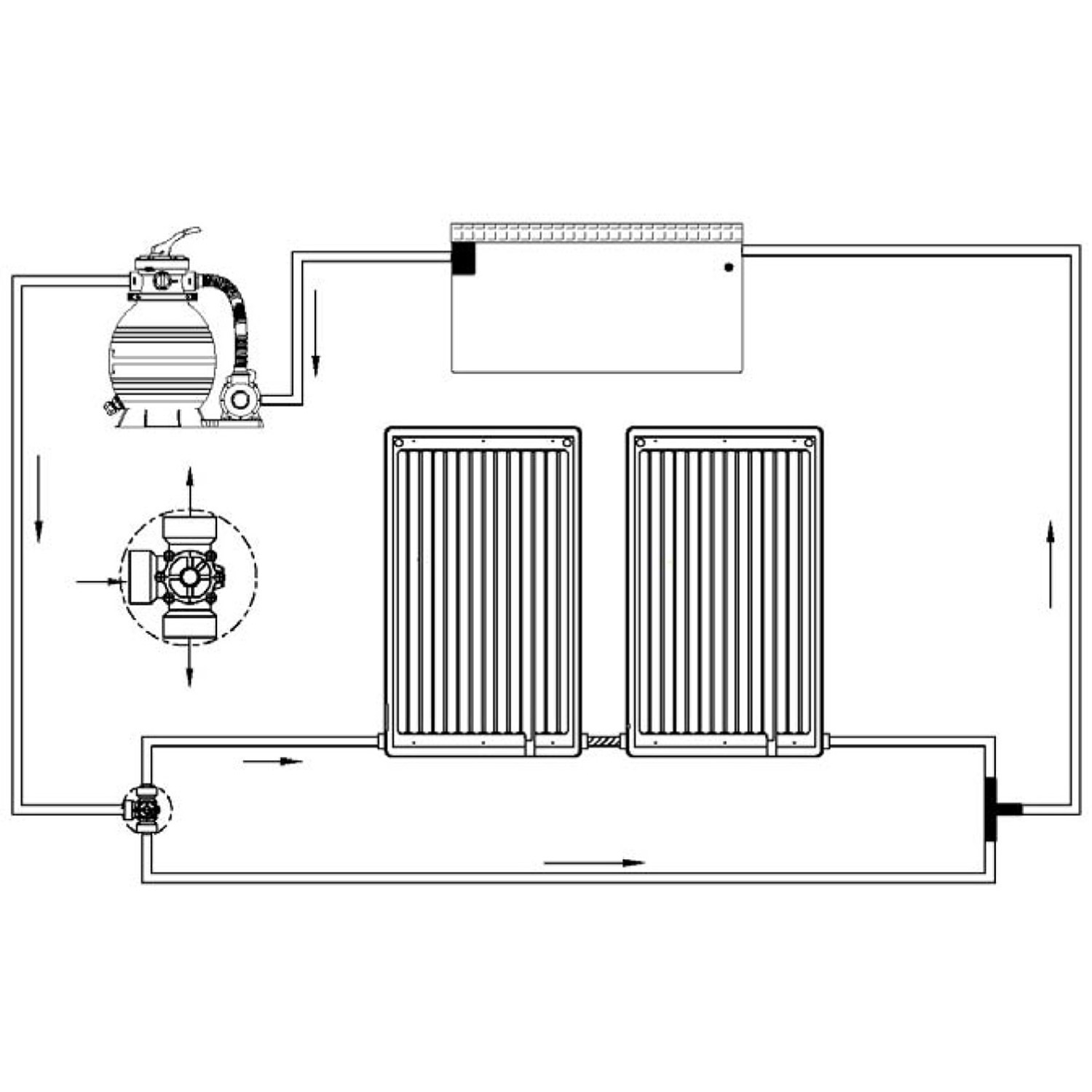 Steinbach Solarkollektor Speedsolar Exclusive | 110 x 69 x 14 cm