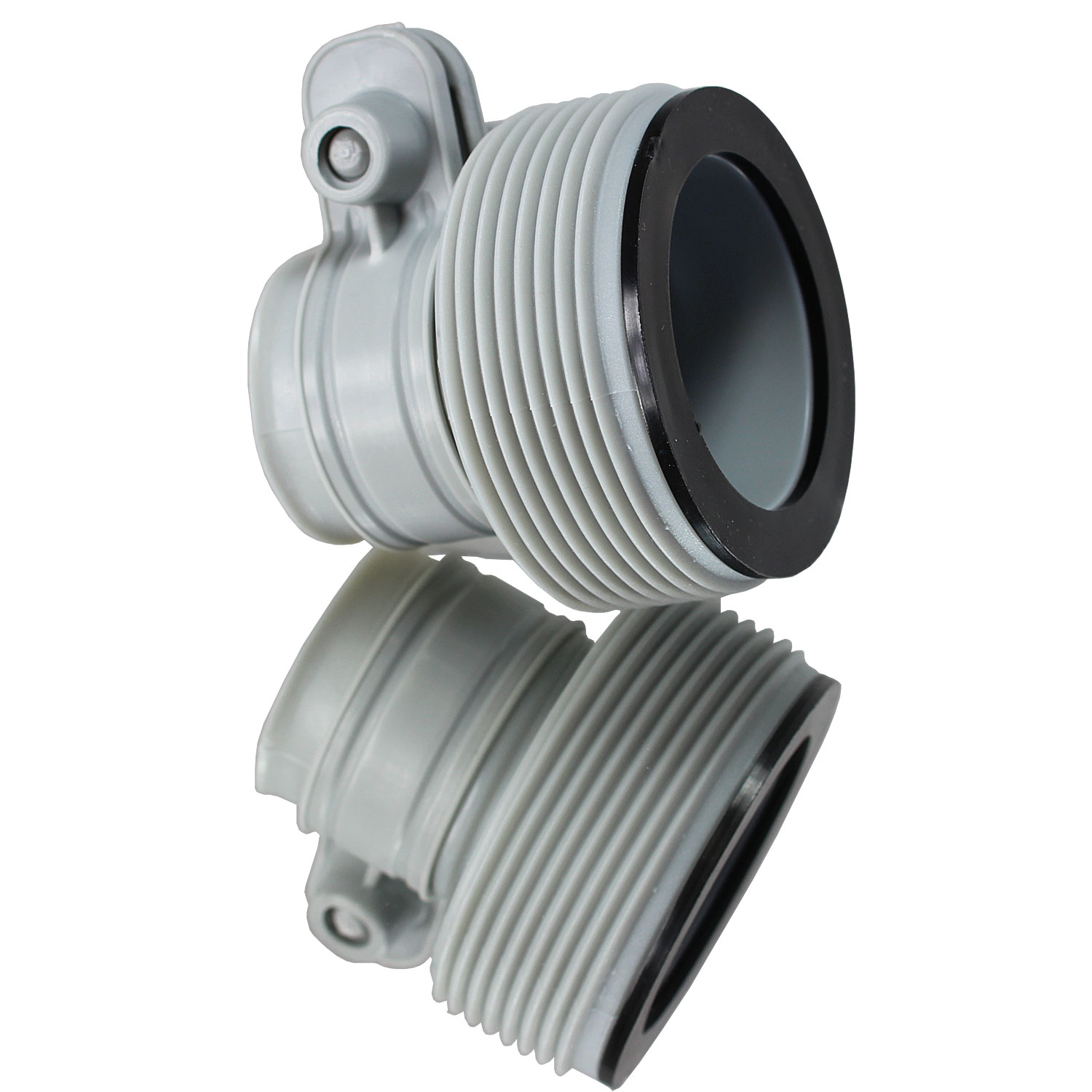 Intex Spezialadapter B |Ø 38 mm Poolschlauch zu Ø 32 mm Poolanschluss | 2 Stück