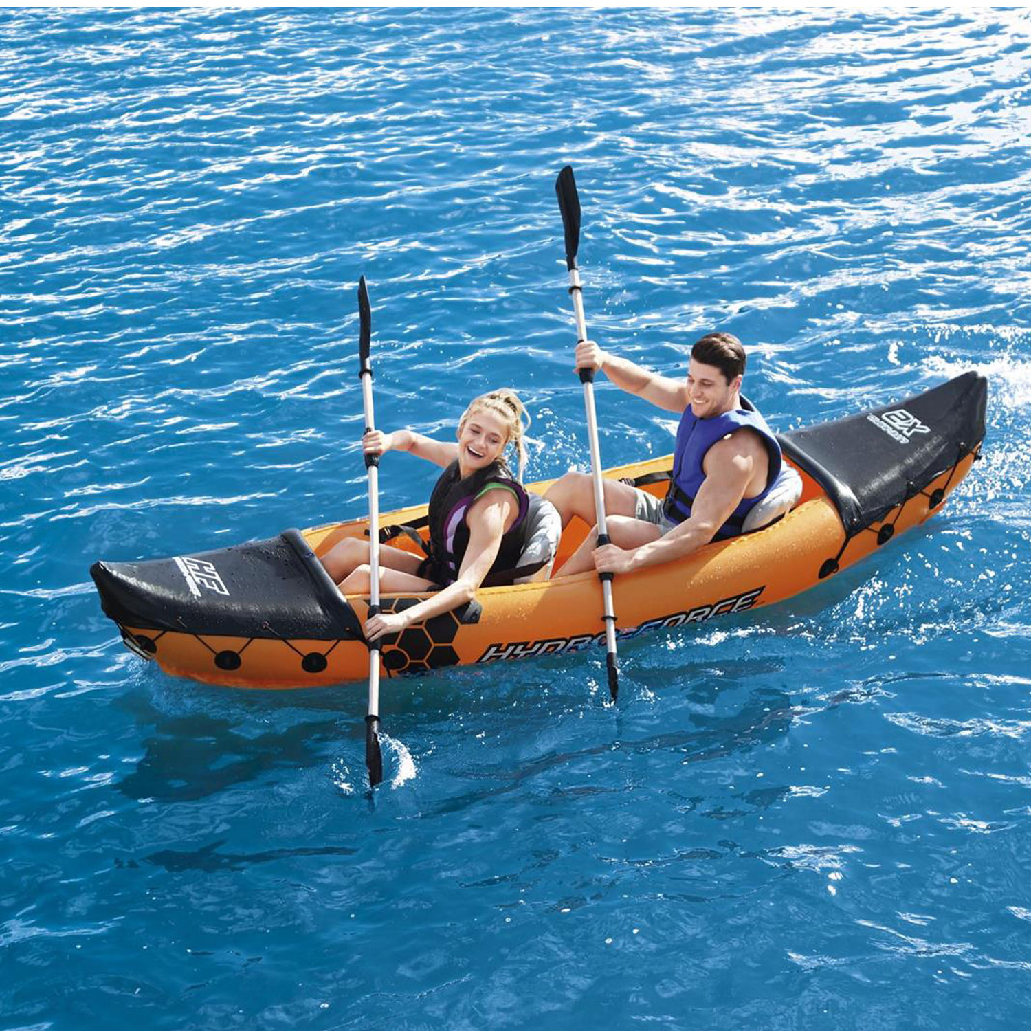 Bestway Kombi Paddel-Set 145 cm | Einzelpaddel: 145 cm / Doppelpaddel: 218 cm