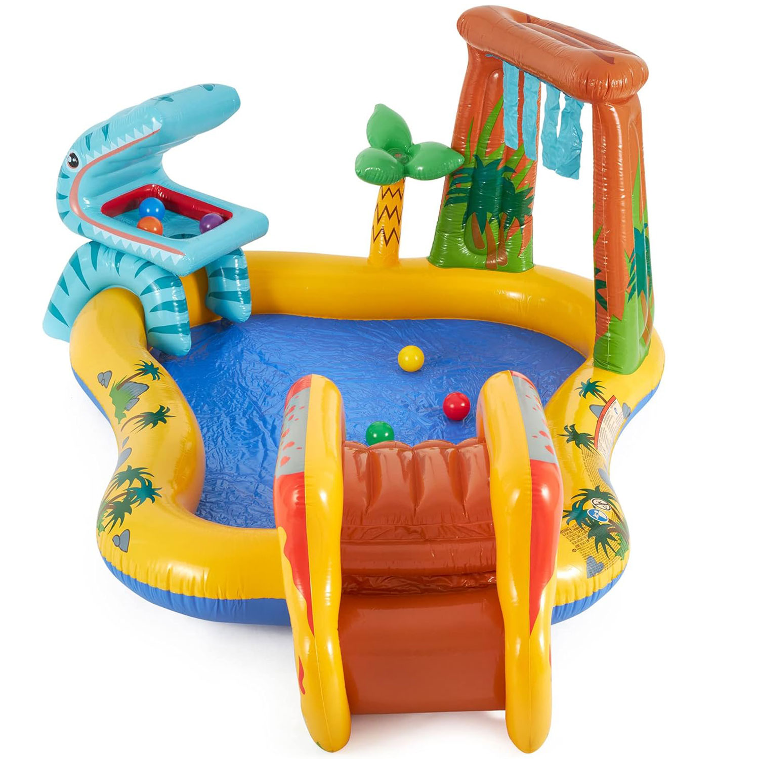 Intex Play Center Dinosaurier 249 x 191 x 109 cm mit Rutsche