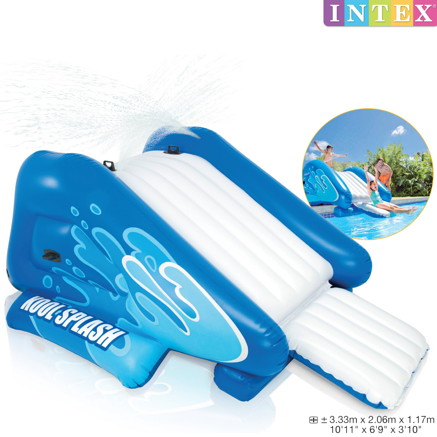 Intex Riesen Wasserrutsche 333 x 208 x 117 cm