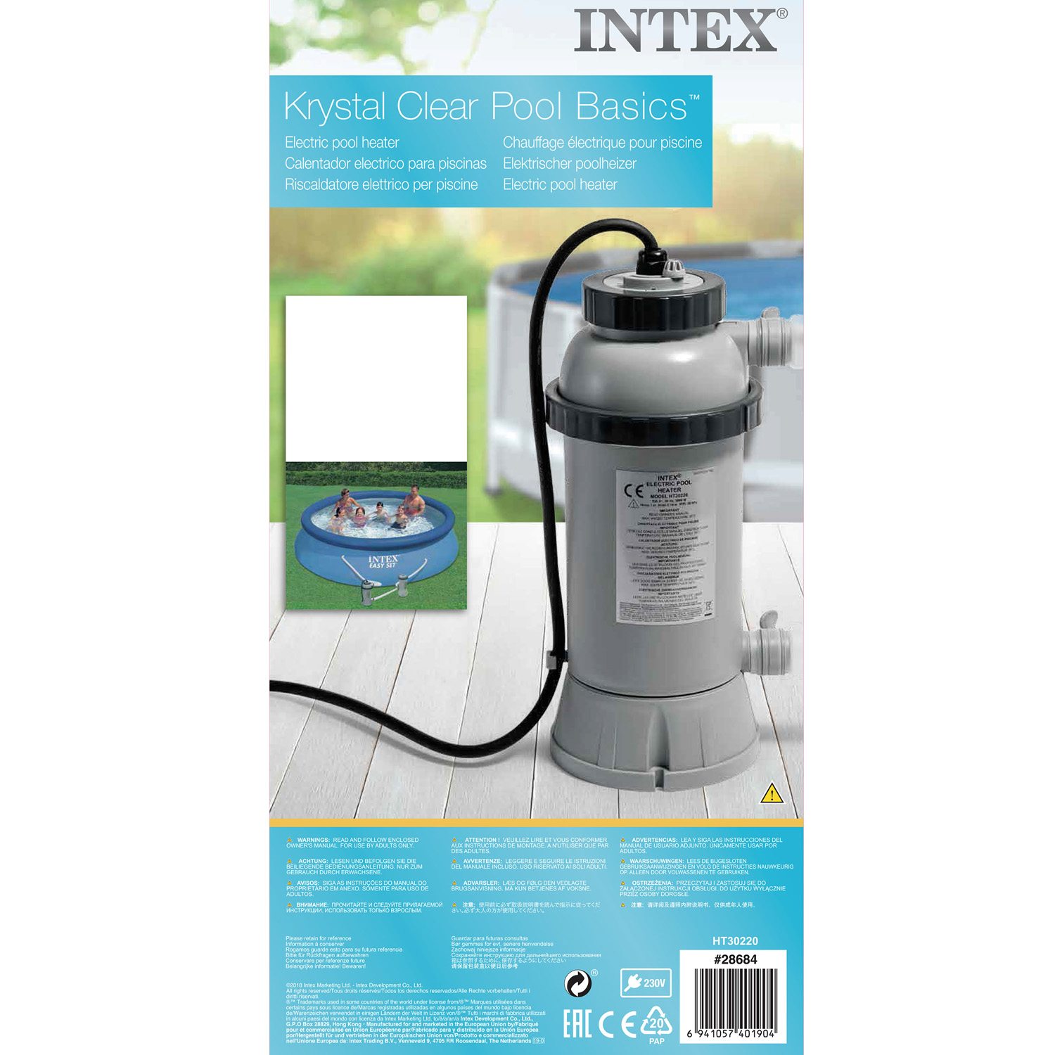 Intex Poolheizung | elektrisch | für Pools bis ca. 17.000 Liter