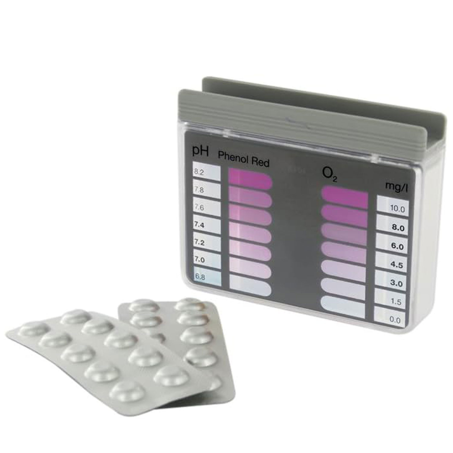 Steinbach Wassertester für pH und Sauerstoff | inkl. Tabletten für 10 Analysen