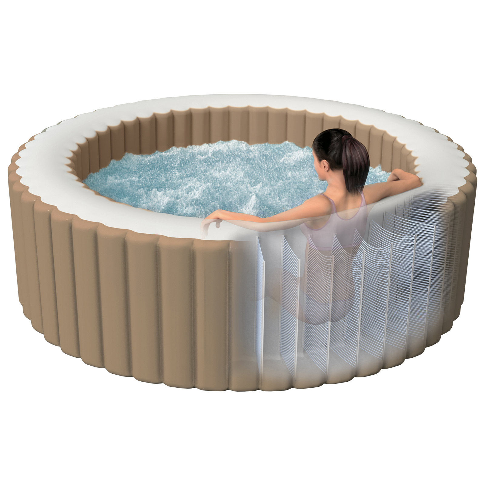 Intex Whirlpool 216 x 71 cm PureSpa | max. 6 Personen