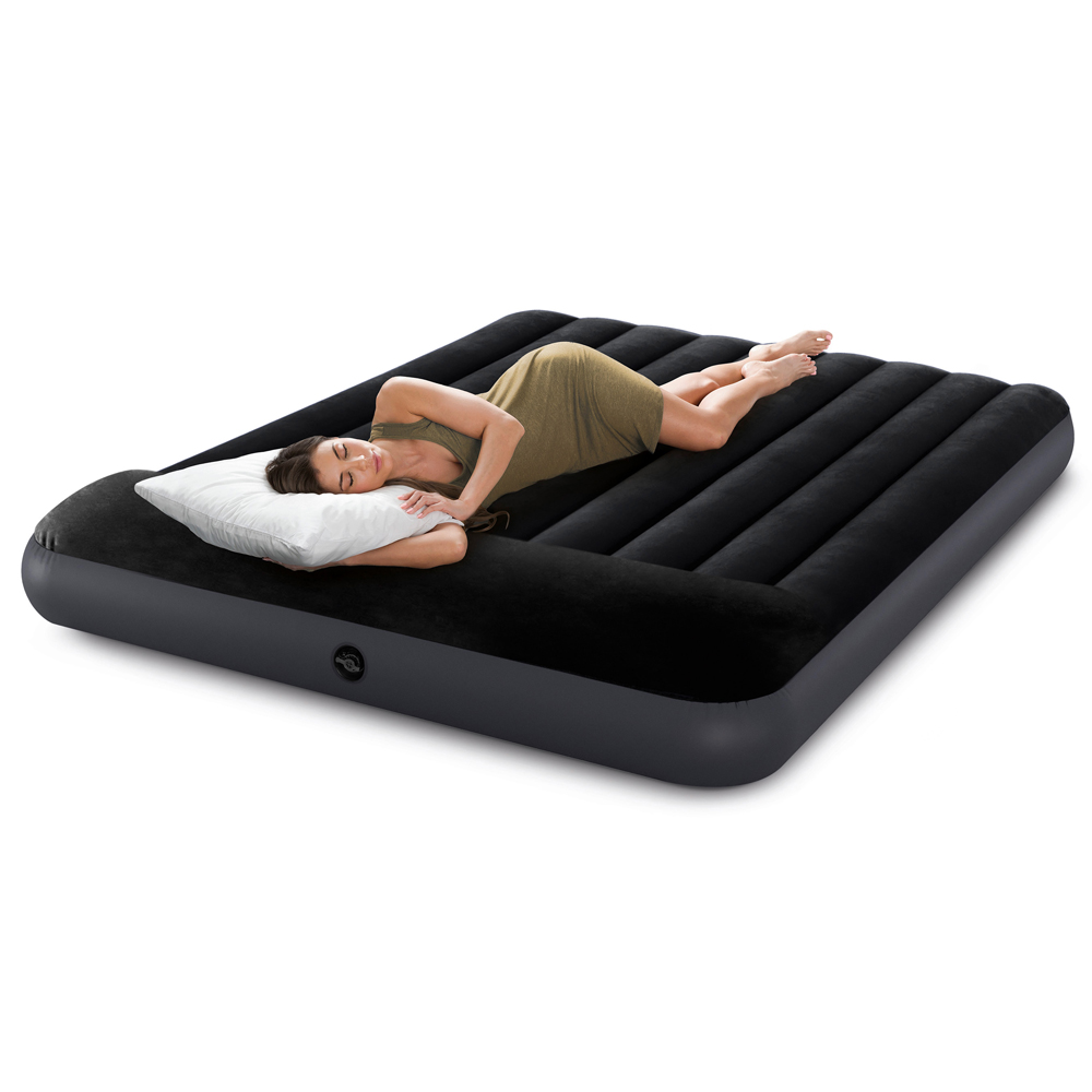 Intex Luftbett 203 x 152 x 25 cm Dura-Beam | mit integriertem Kopfkissen
