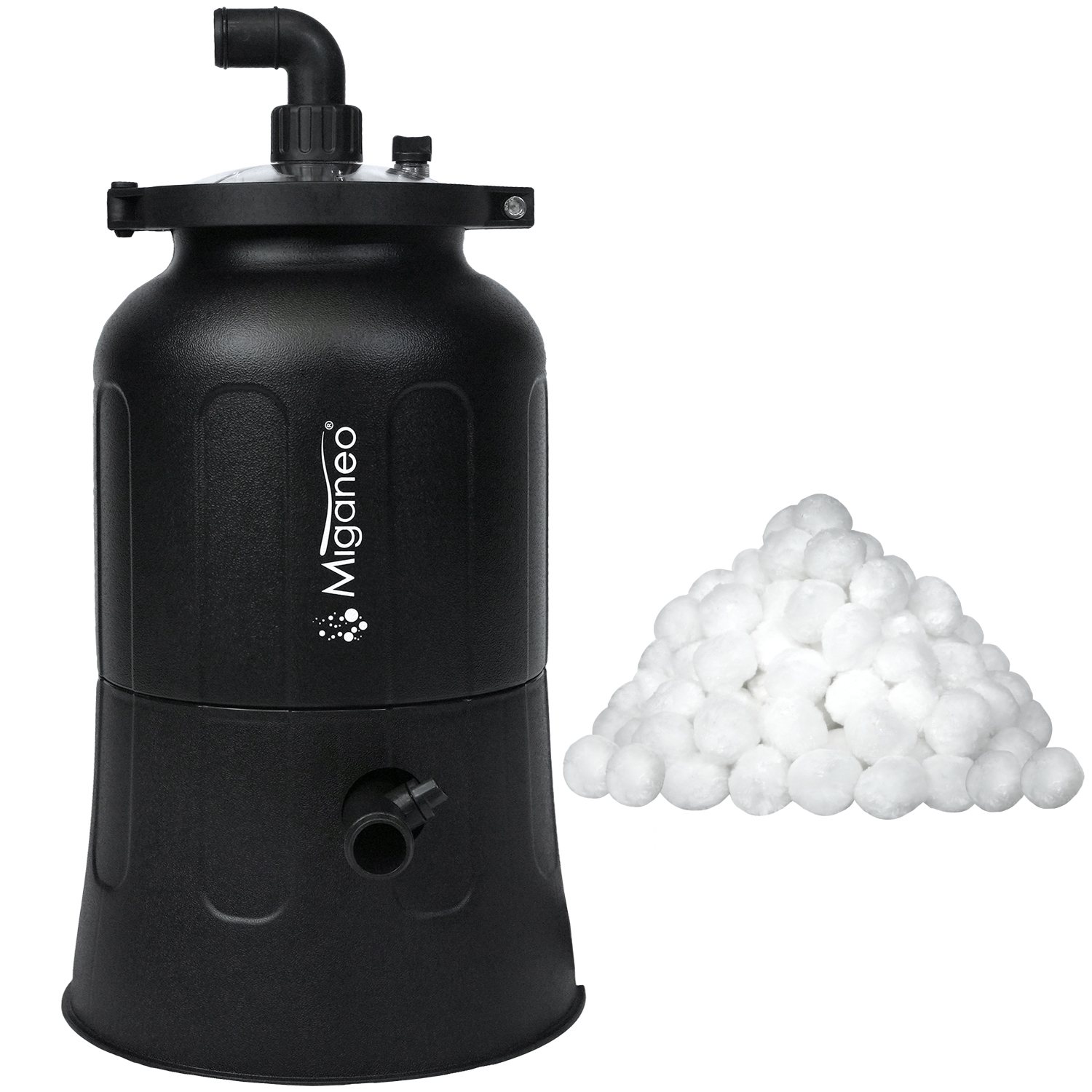 Miganeo Pool Filteranlage "Max Efficency" - 40W / 3,8m³/h / inkl. Filter Balls