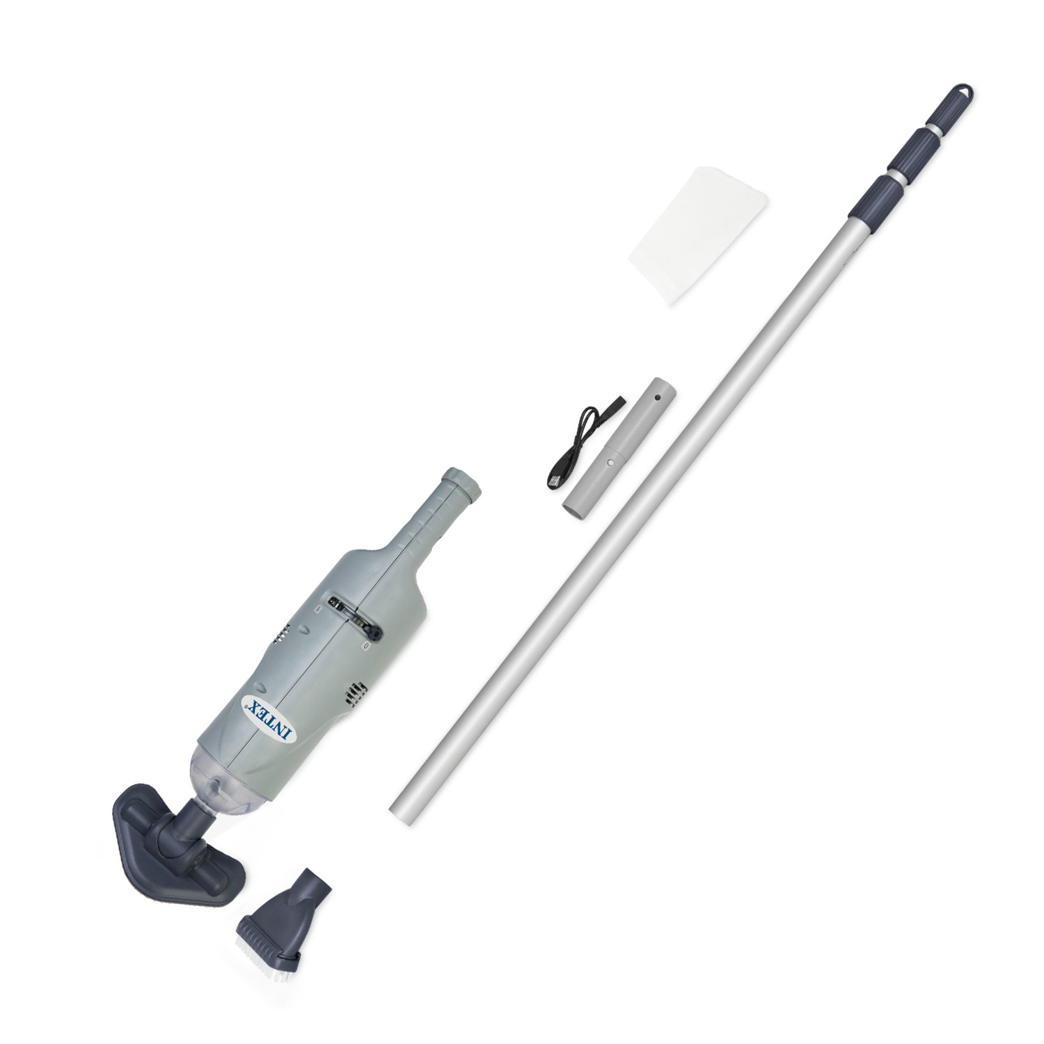 Intex Poolsauger | akkubetrieben | Bodensauger mit Abschaltautomatik