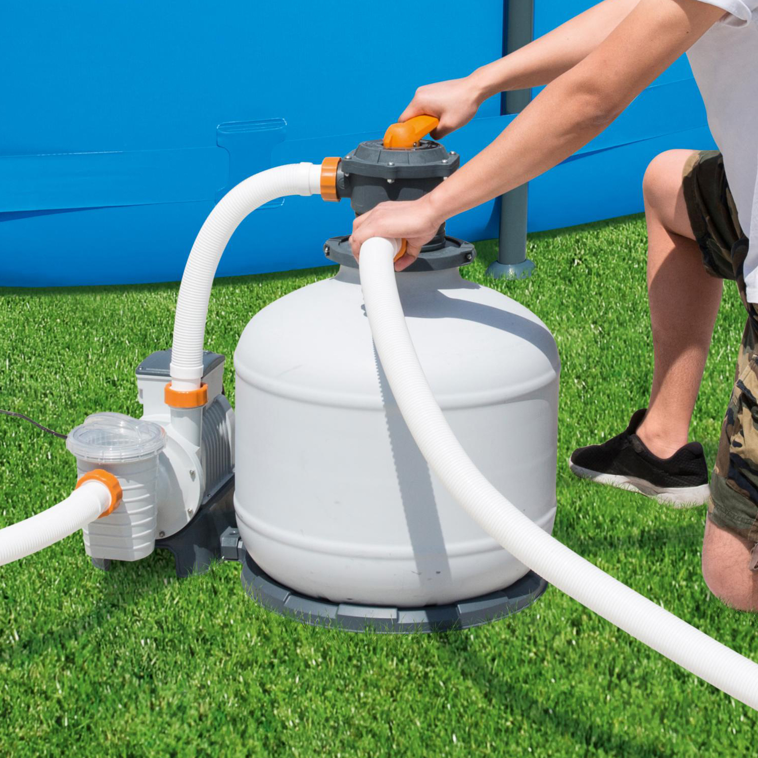 Bestway Sandfilteranlage Flowclear | 11.355 l/h Leistung