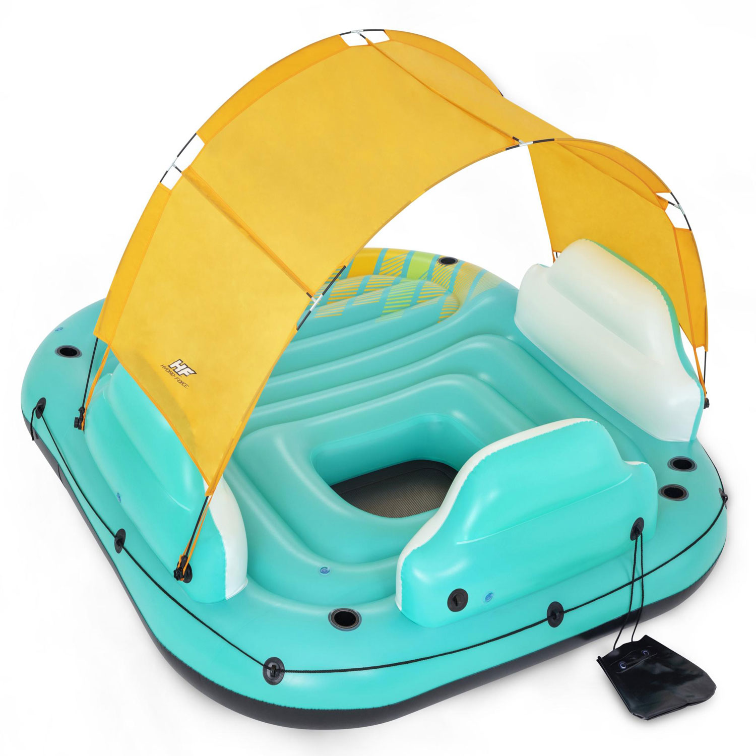 Bestway Badeinsel 291 x 265 x 83 cm Sunny Lounge Island | für 5 Personen