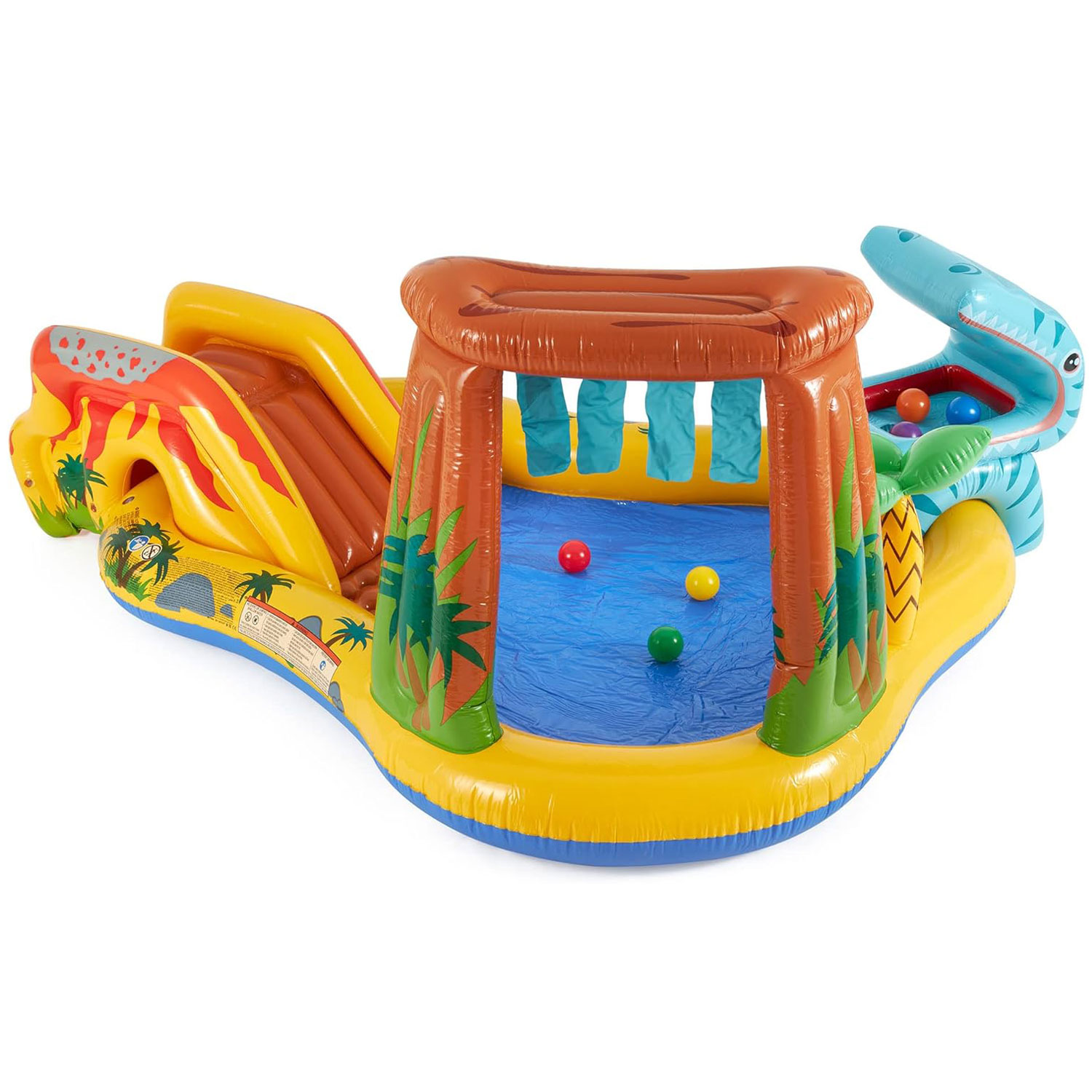 Intex Play Center Dinosaurier 249 x 191 x 109 cm mit Rutsche
