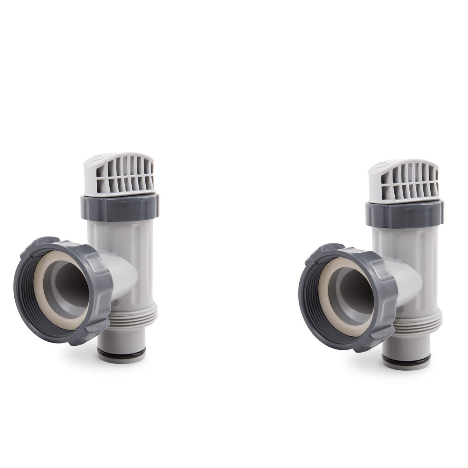 Intex Absperrhahn für Ø 38 mm Poolschlauch | 2 Stück