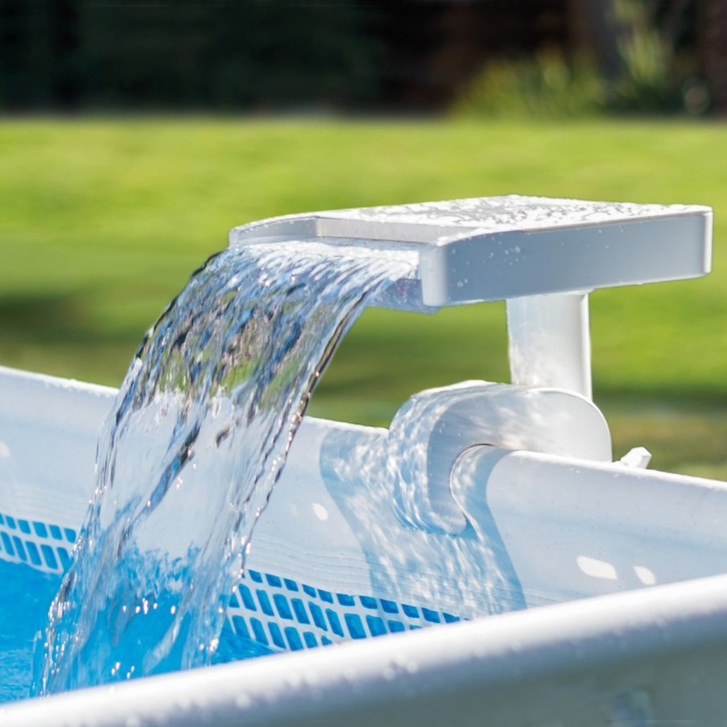 Intex Wasserfall Flowclear | 3-farbiges LED-Licht |benötigte Pumpenleistung 4.542 - 12.113 l/h