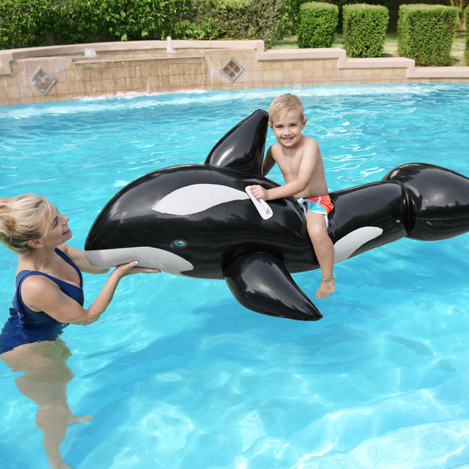 Bestway Schwimmtier 183 x 90 x 88 cm Jumbo Wal XL