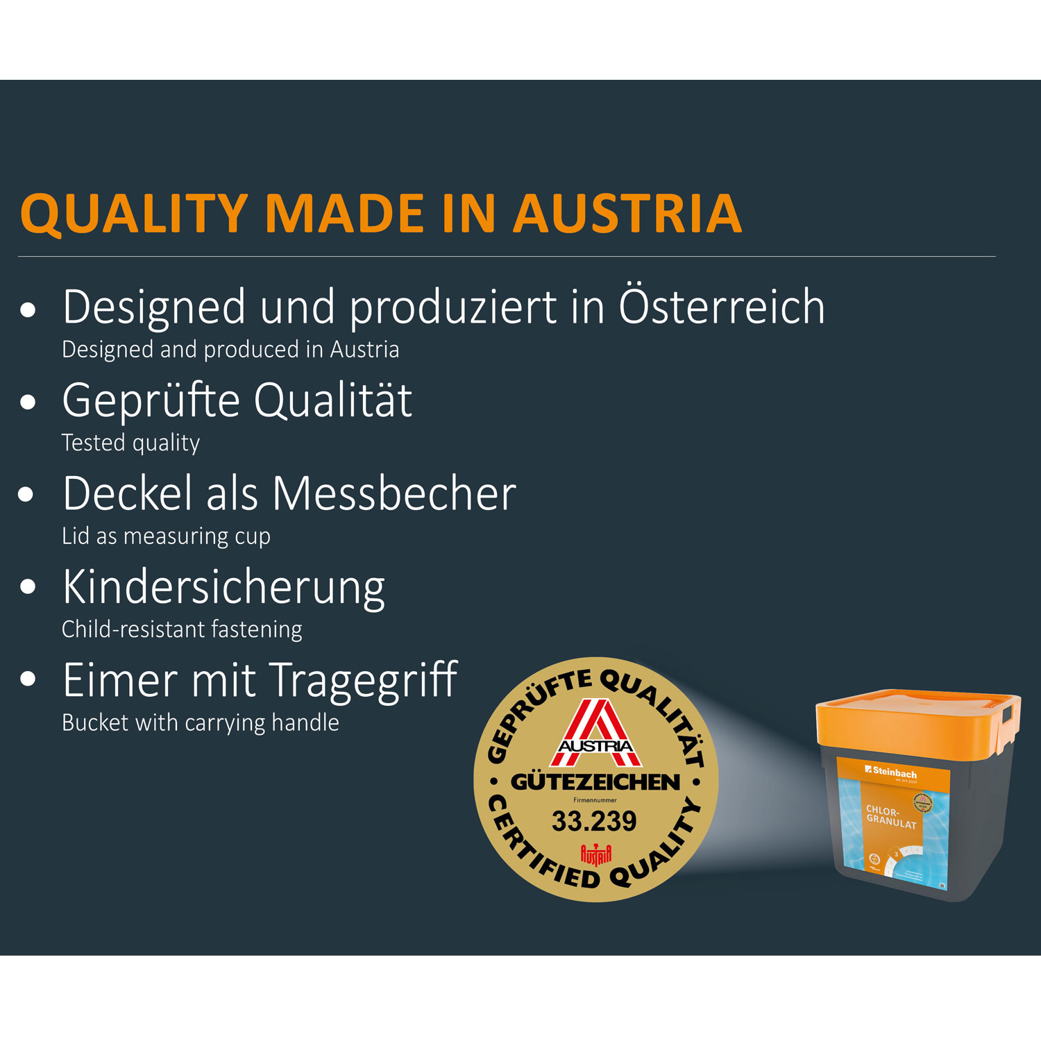 Steinbach pH Minus Granulat | schnelllöslich | 1,5 kg