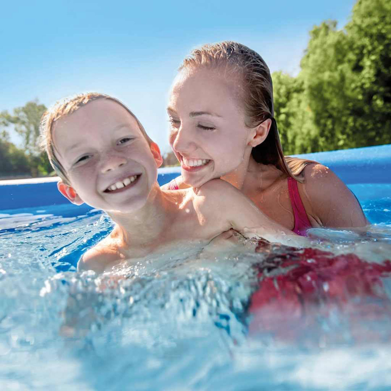 Intex Easy Pool 396 x 84 cm | Rundpool ohne Zubehör