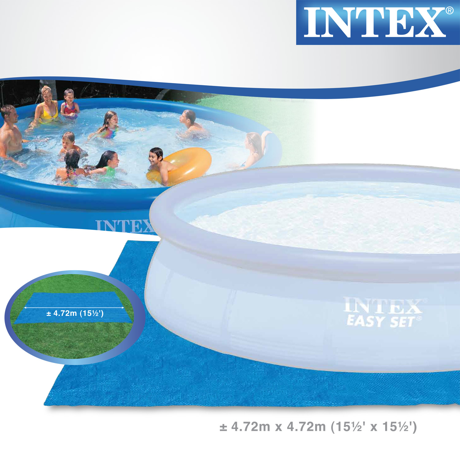Intex Bodenschutzplane 472 x 472 cm