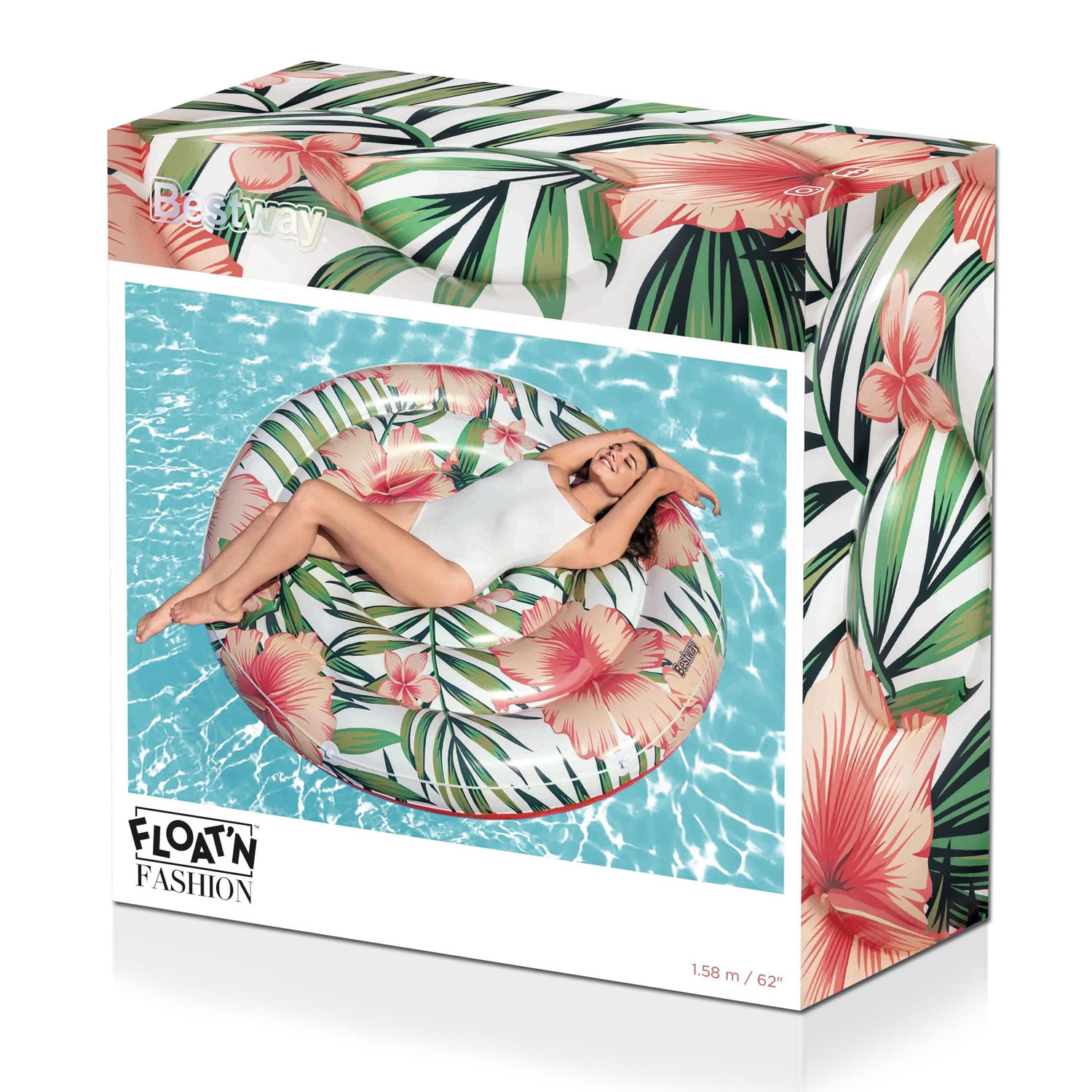 Bestway Badeinsel Ø 158 cm Peaceful Palms