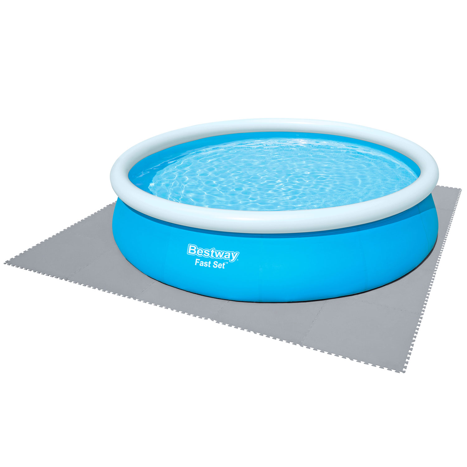 Bestway Bodenschutzfliesen Flowclear 78 x 78 cm | 9 Fliesen | ergeben 5,47 m²