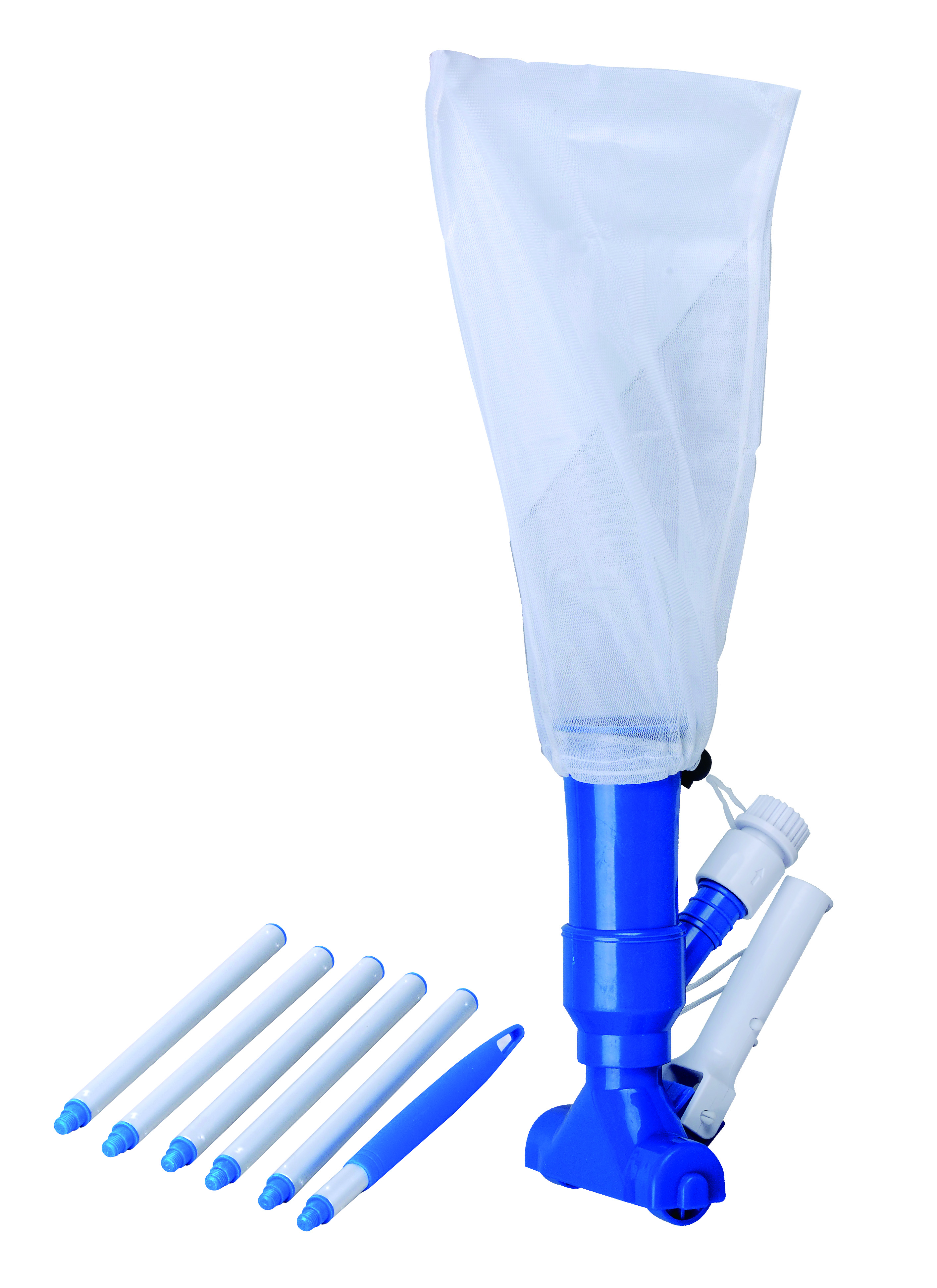 Steinbach Pool Bodensauger Duo | Venturi-Prinzip | mit 1,5 m Alustange