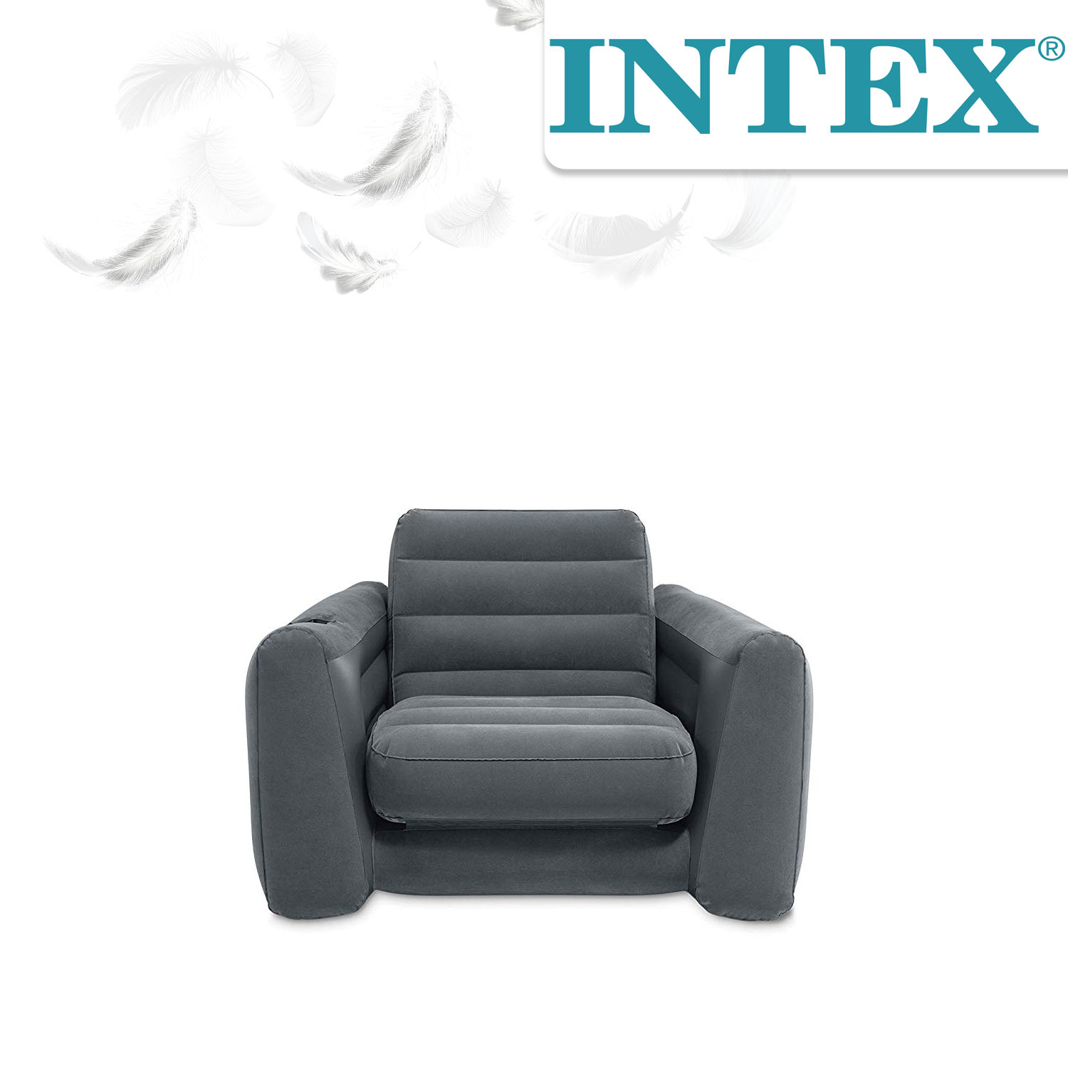 Intex Luftsessel Pull-Out Chair 117x224x66 cm Schlafsessel Relaxsessel
