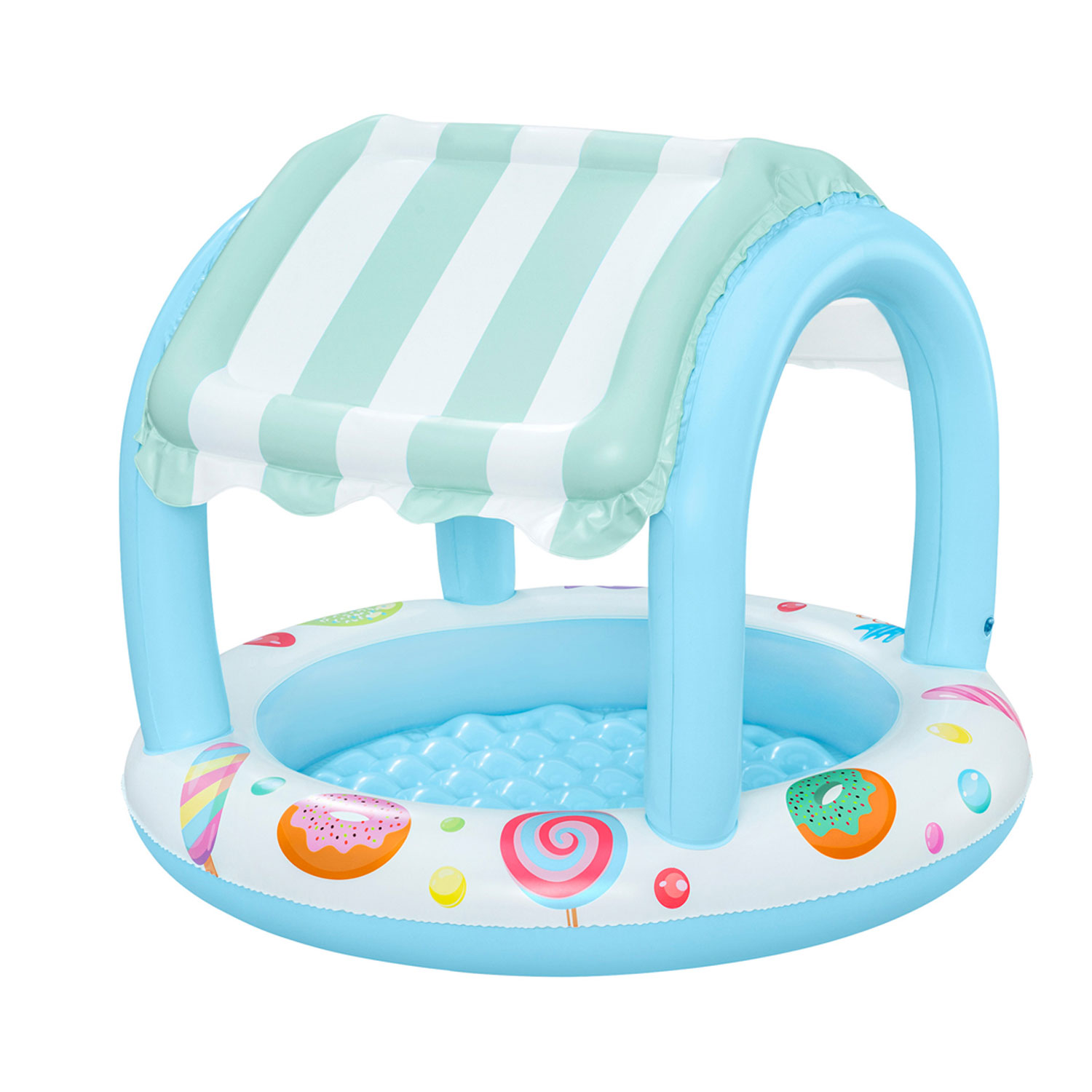 Bestway Planschbecken Ø 104 x 84 cm Sweet Shoppe | mit Sonnendach