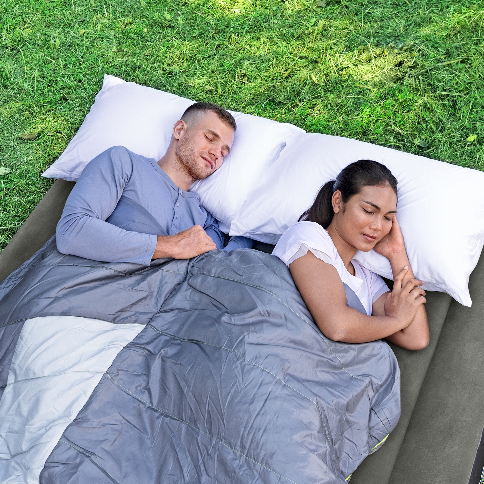 Bestway Luftbett 203 x 152 x 25 cm TriTech | für 2 Personen