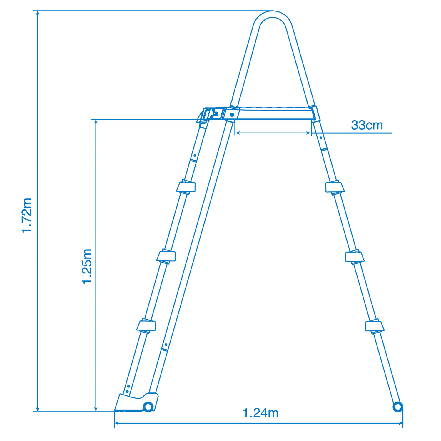 Intex Frame Pool 503 x 274 x 122 cm Komplettset | Ovalpool mit Zubehör