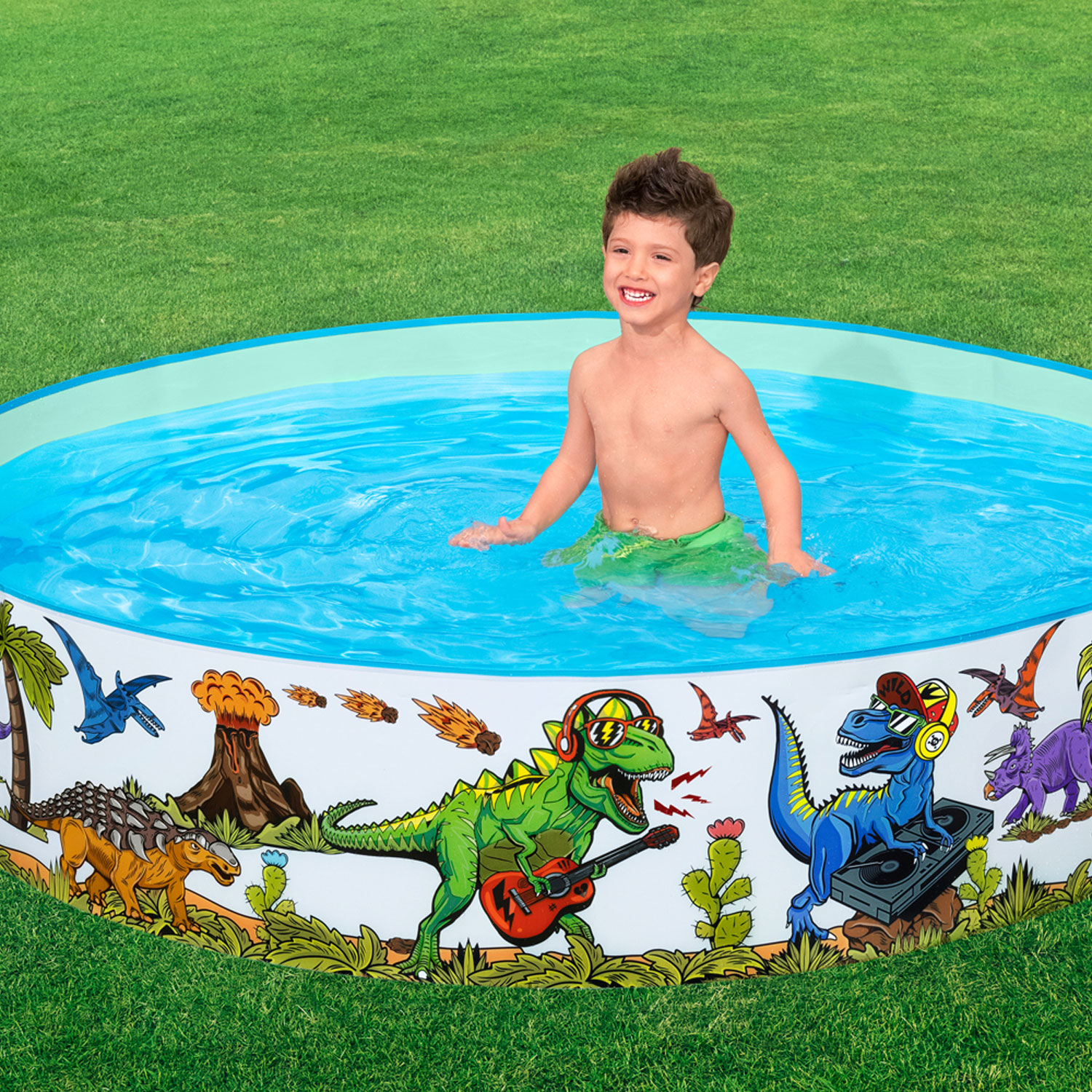 Bestway Kinder Pool Dinosaurier Fill´N Fun 183 x 38 cm