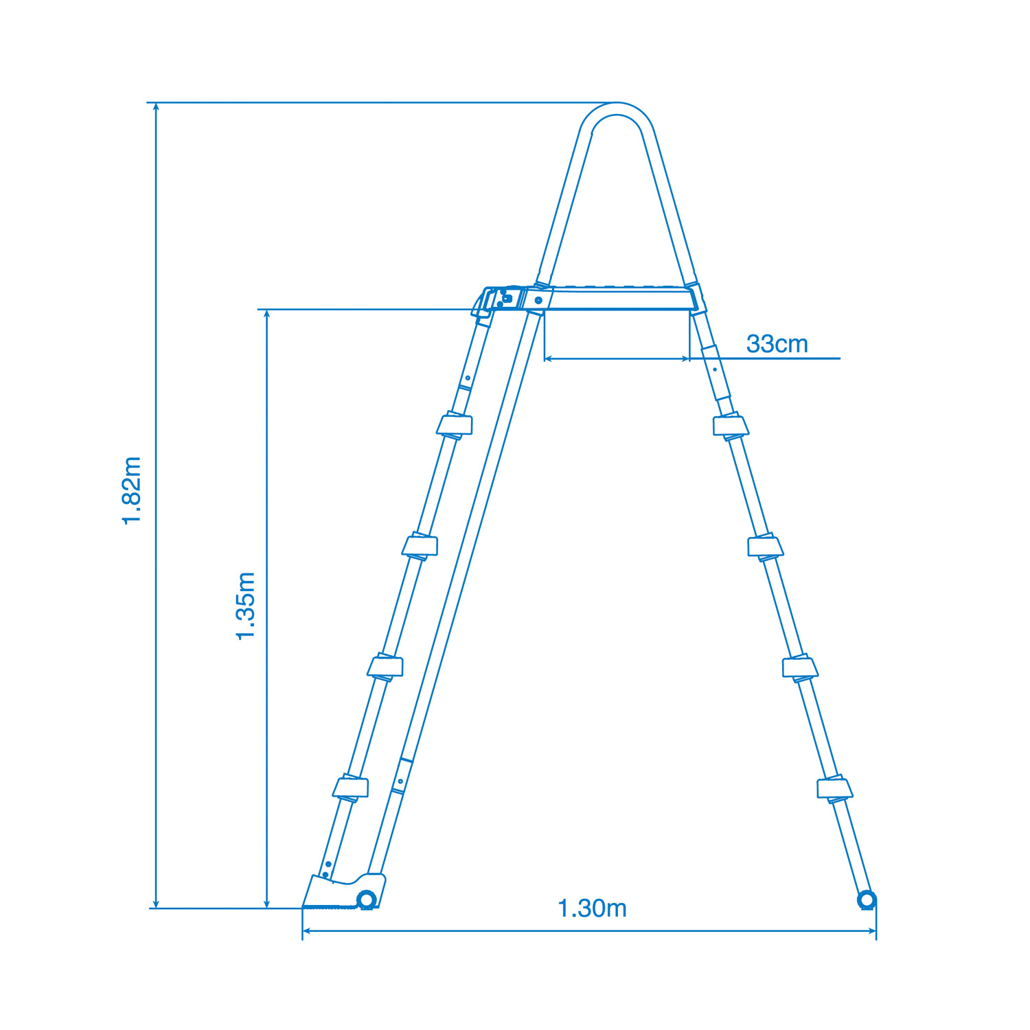 Intex Frame Pool 549 x 132 cm Komplettset | Rundpool mit Zubehör