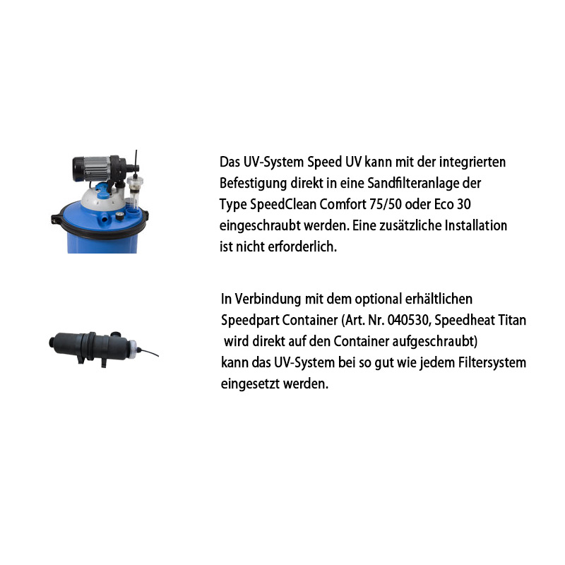 Steinbach UV-Lampe | Pool Desinfektionssystem für Sandfilteranlagen
