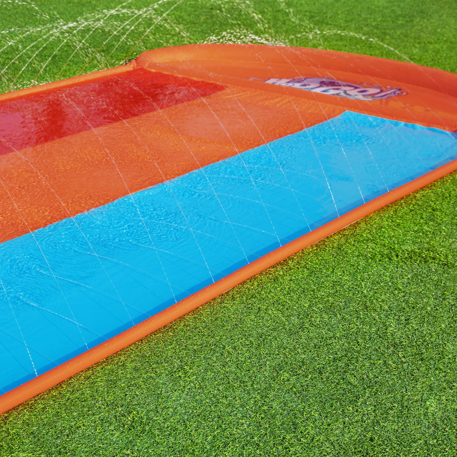 Bestway Wasserrutsche 472 x 207,5 x 30,5 cm Tsunami Splash Ramp | für 3 Personen