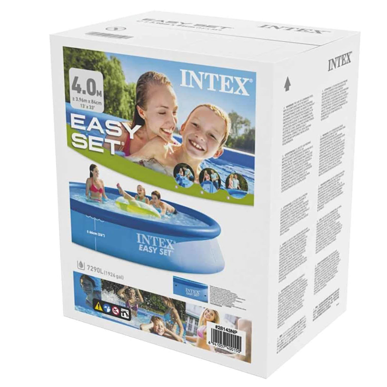 Intex Easy Pool 396 x 84 cm | Rundpool ohne Zubehör