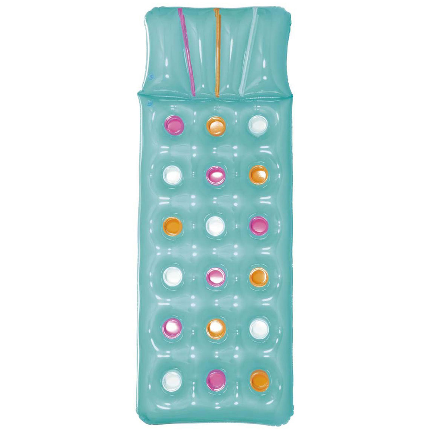 Bestway Luftmatratze 173 x 64 x 16 cm Summer Colors | türkis/blau