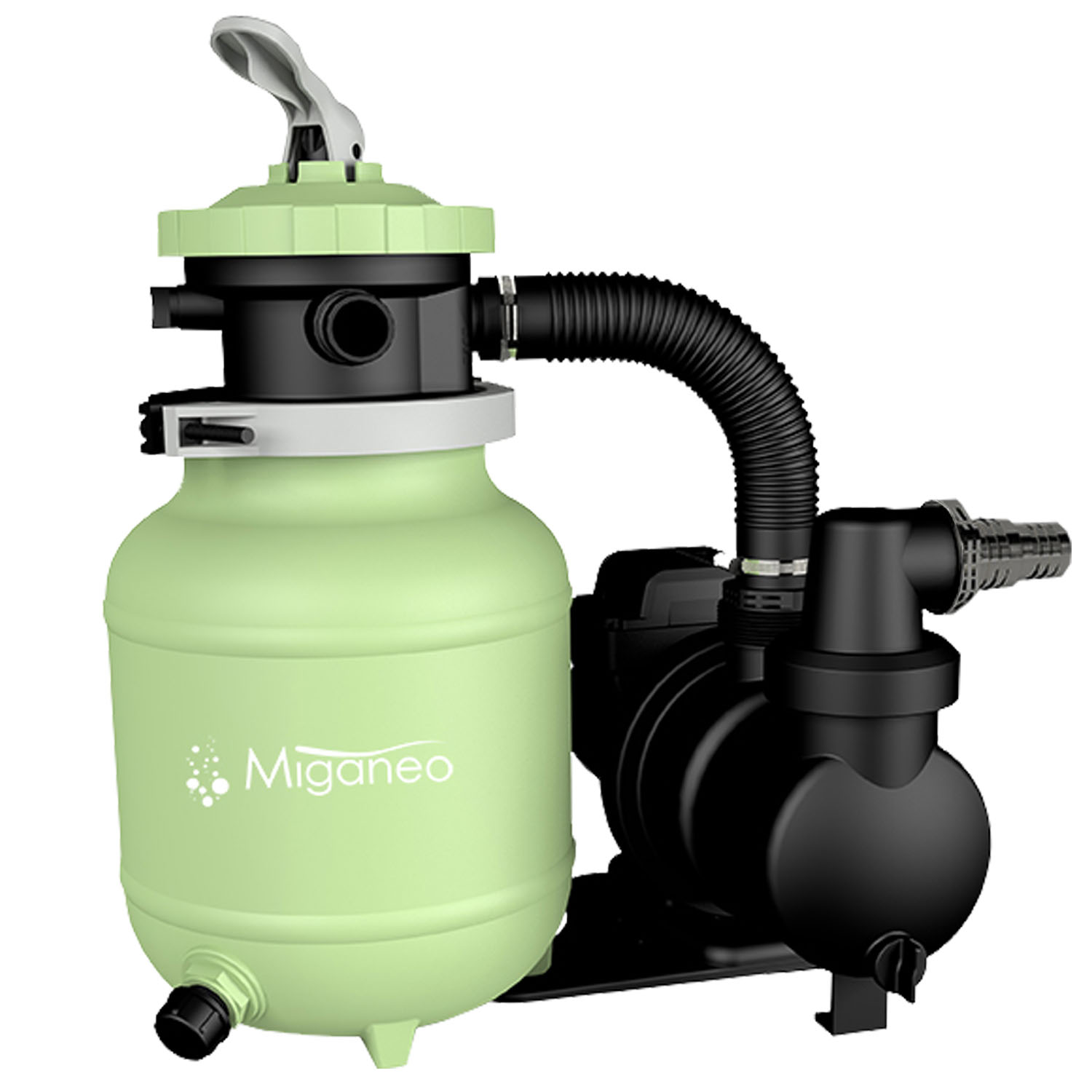 Miganeo Sandfilteranlage Dynamic 7000 Speed Clean | grün | 6,3 m³/h Leistung