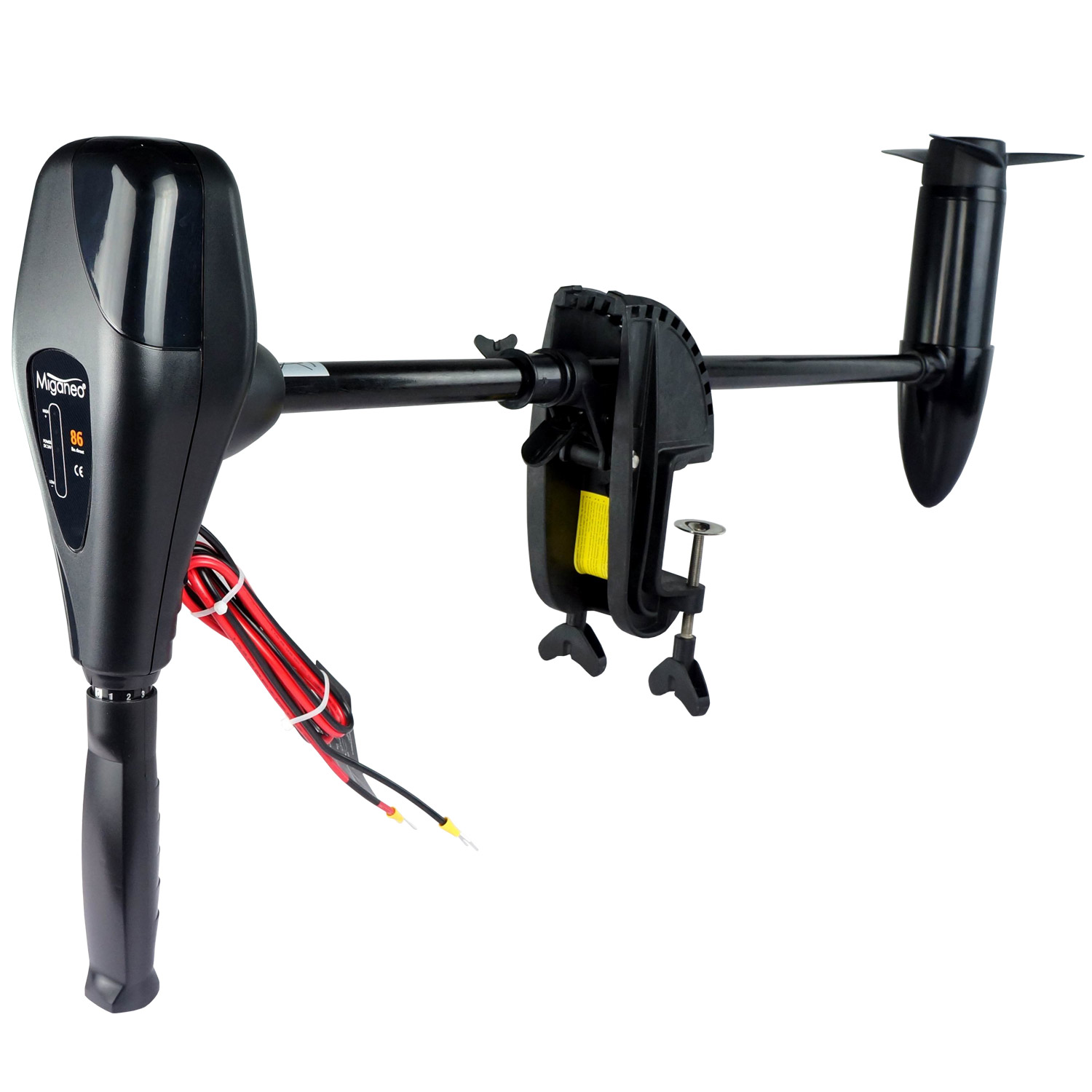Miganeo Elektromotor TRS 86 | 1.152 W | 12 V | Bootsmotor für Schlauchboote