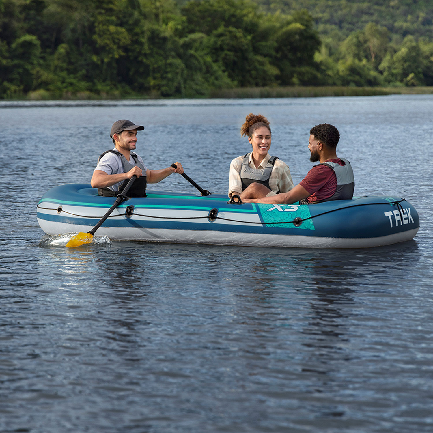 Bestway Schlauchboot X3 Trek Set Hydro Force | 294 x 137 x 39 cm | bis 360 kg
