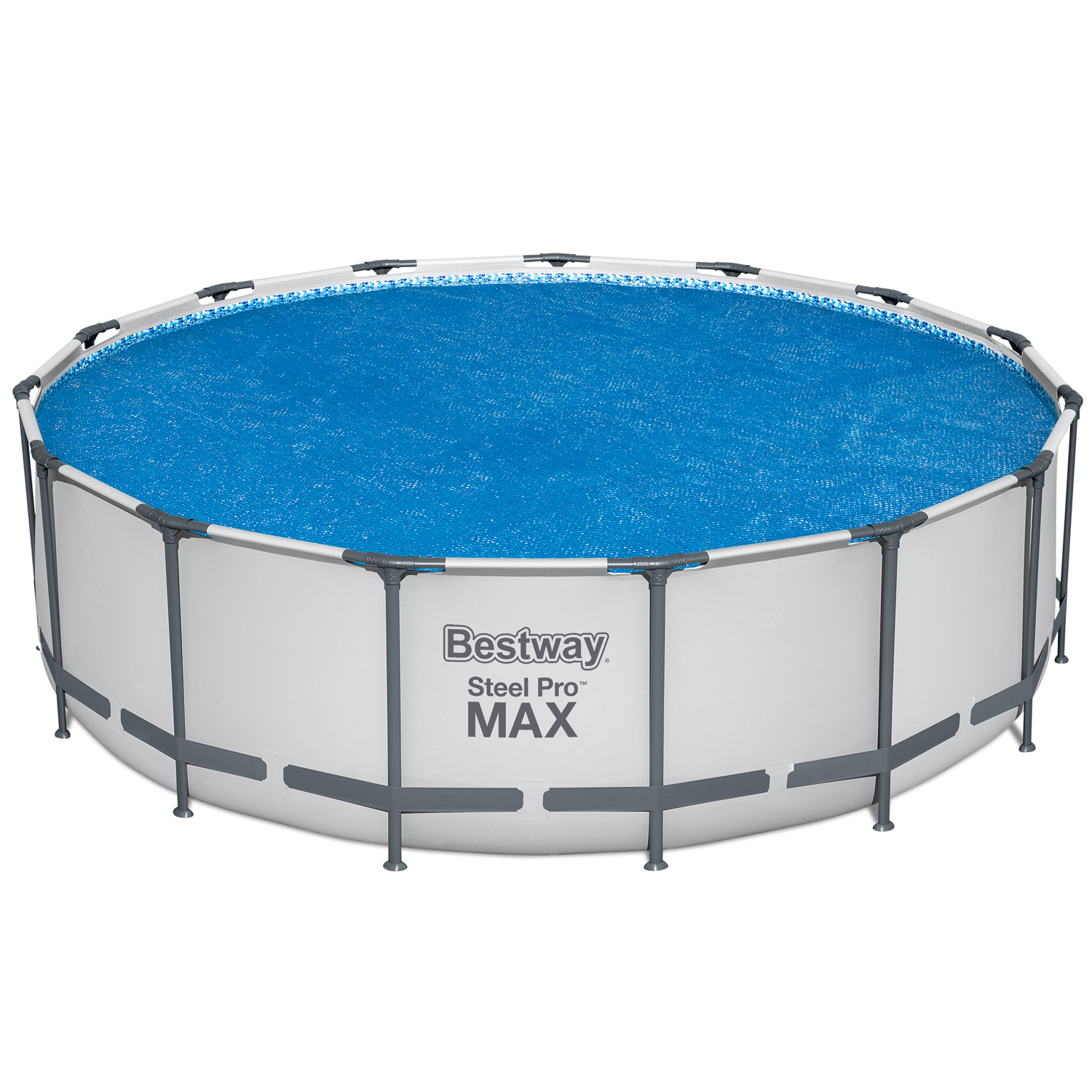 Bestway Pool Solarfolie Flowclear Ø 488 cm rund | blau