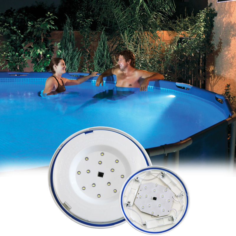 Steinbach LED Pool Licht mit Fernbedienung | 13 LED`s | 2 Helligkeitsstufen