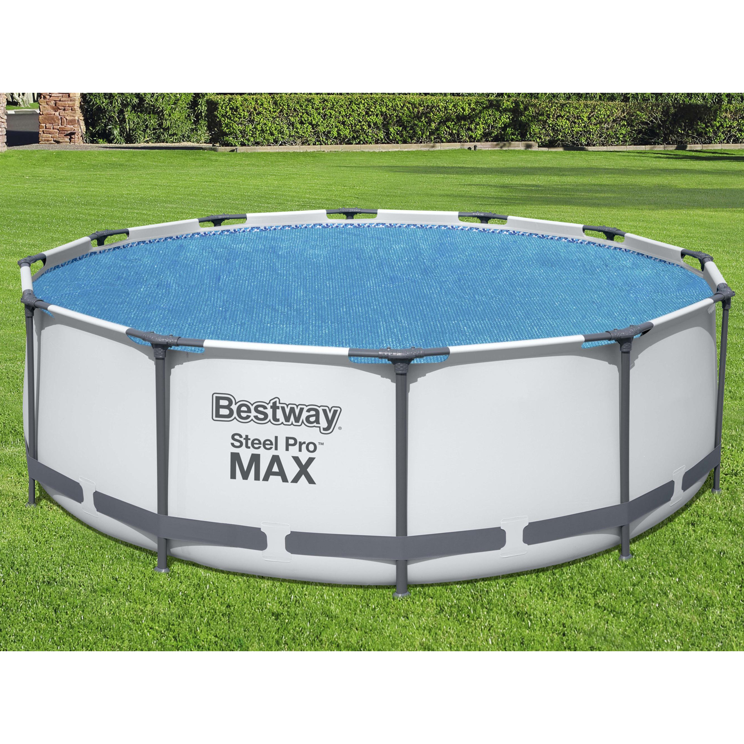 Bestway Pool Solarfolie Flowclear Ø 366 cm rund | blau