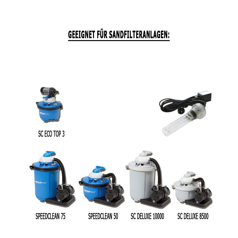 Steinbach UV-Lampe | Pool Desinfektionssystem für Sandfilteranlagen