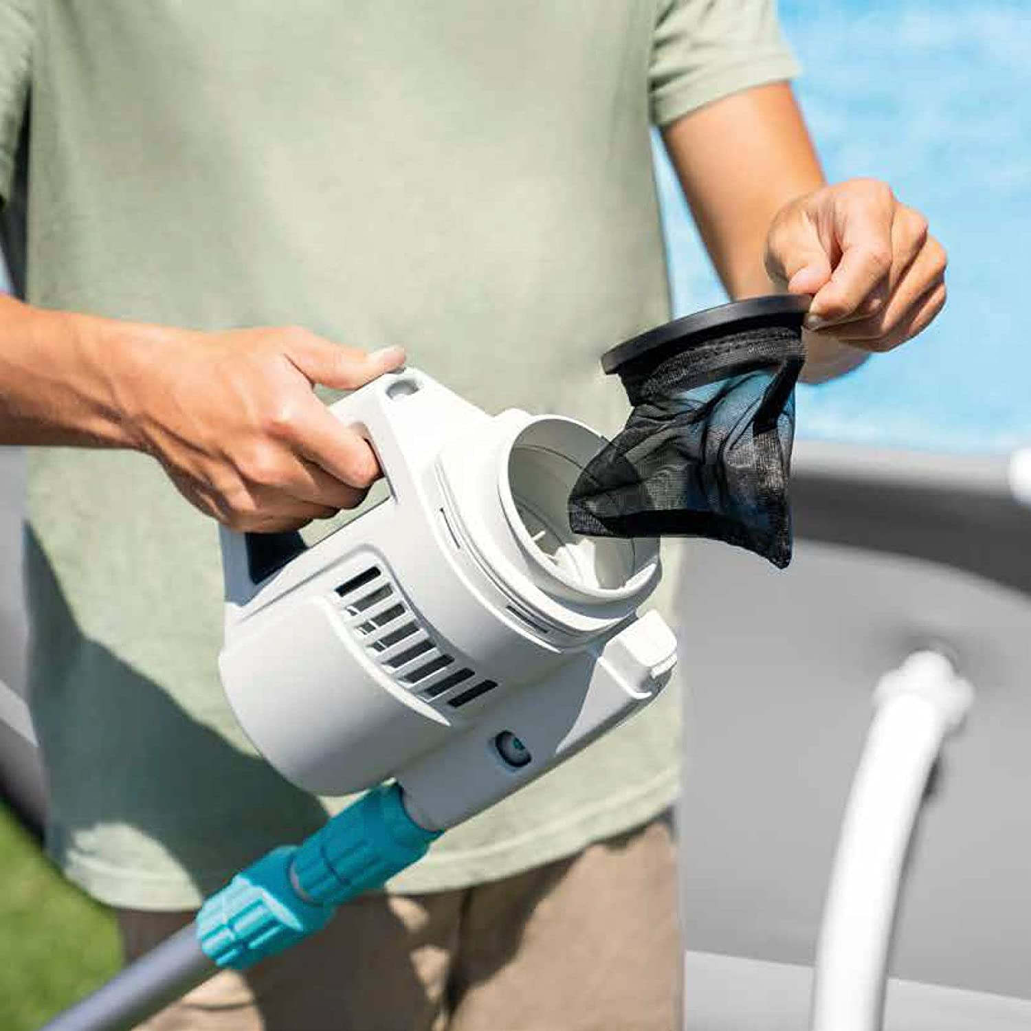 Intex Poolsauger ZR200 | akkubetrieben | | mit 2,80 m Teleskopstange