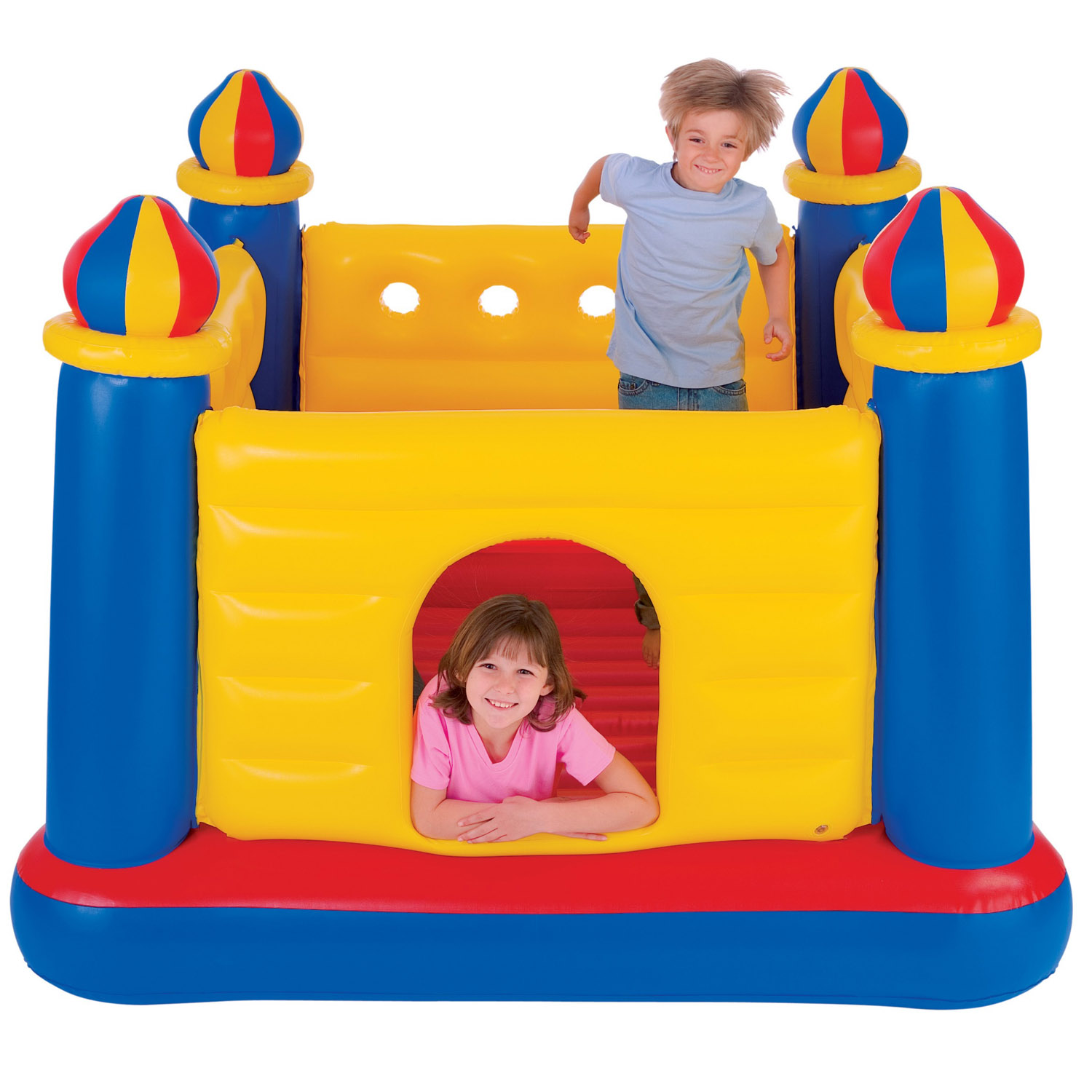 INTEX Riesen Hüpfburg Spiel Springburg 175x175x135cm