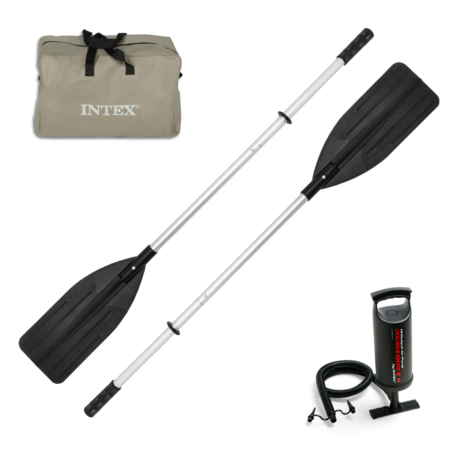 Intex Schlauchboot Excursion 5 Set | 366 x 168 x 43 cm | bis 600 kg