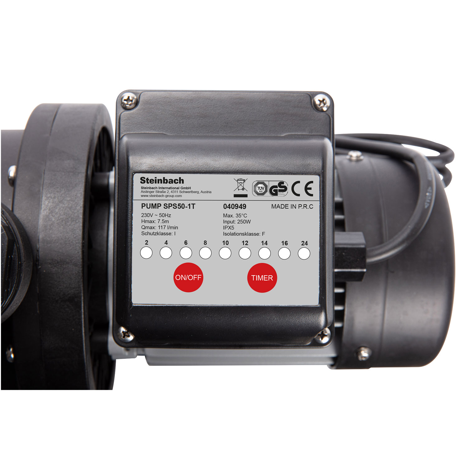 Miganeo Filterpumpe | 250 W | für Miganeo Dynamic 7000 | für Pools bis max. 22.000 Liter