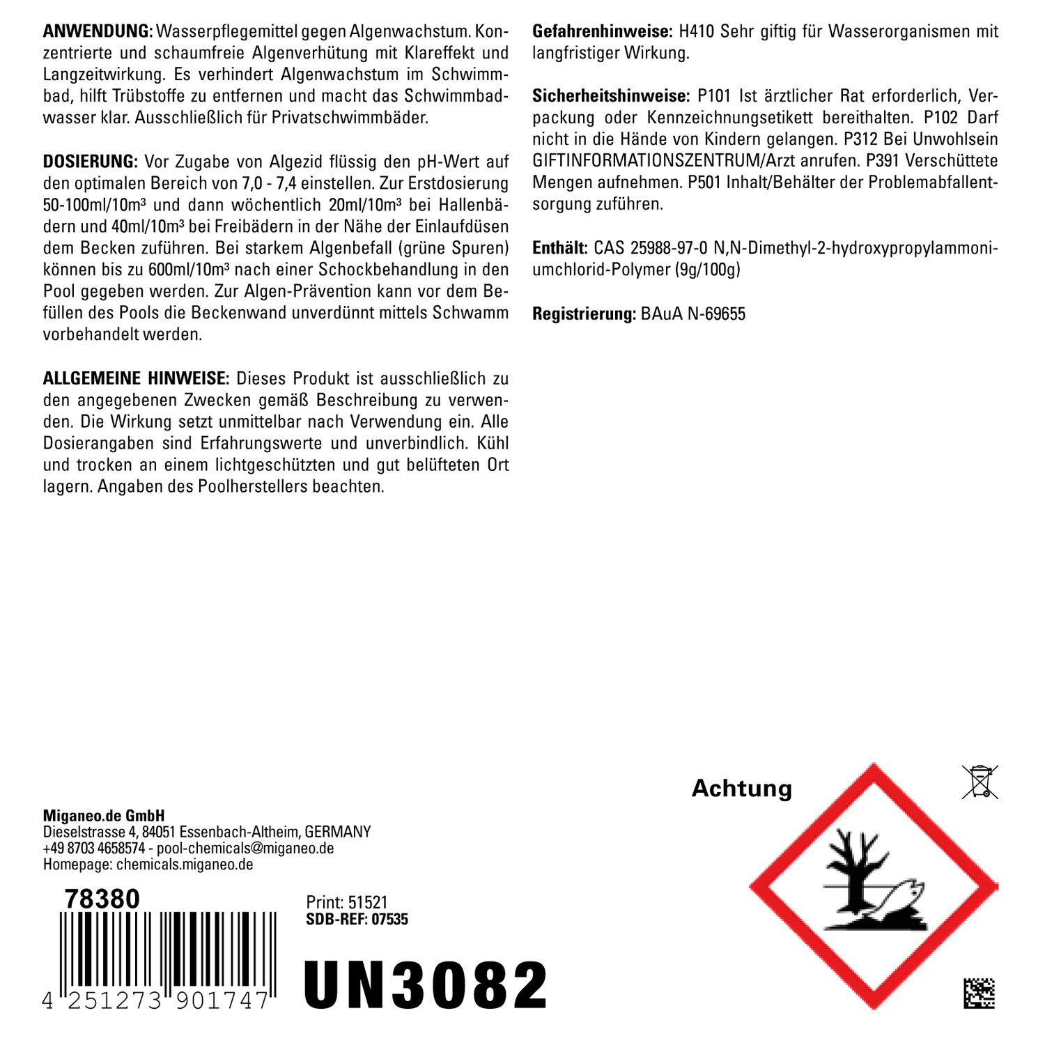 Miganeo Algezid schaumfrei | 5 Liter