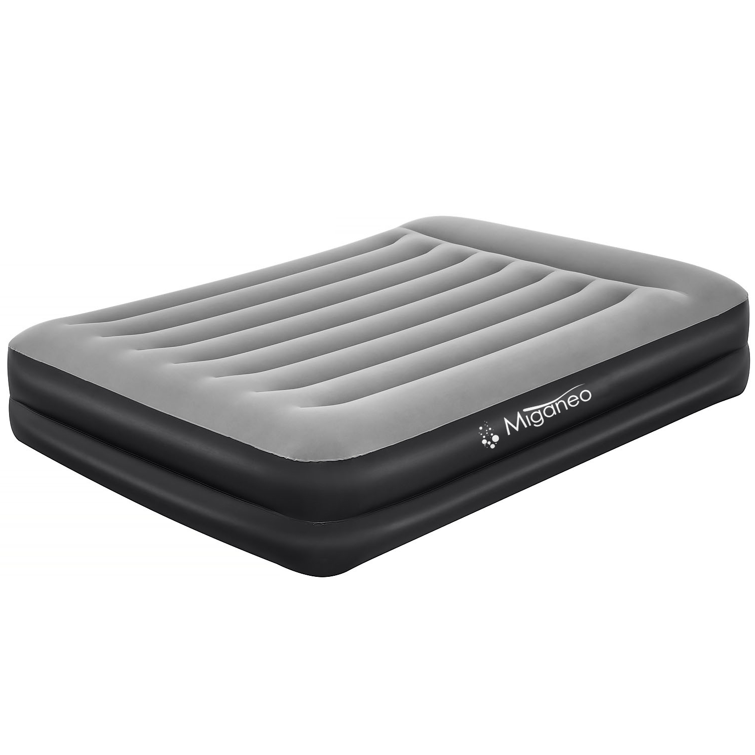 Miganeo Luftbett 203 x 152 x 46 cm Premium | mit integrierter Elektropumpe