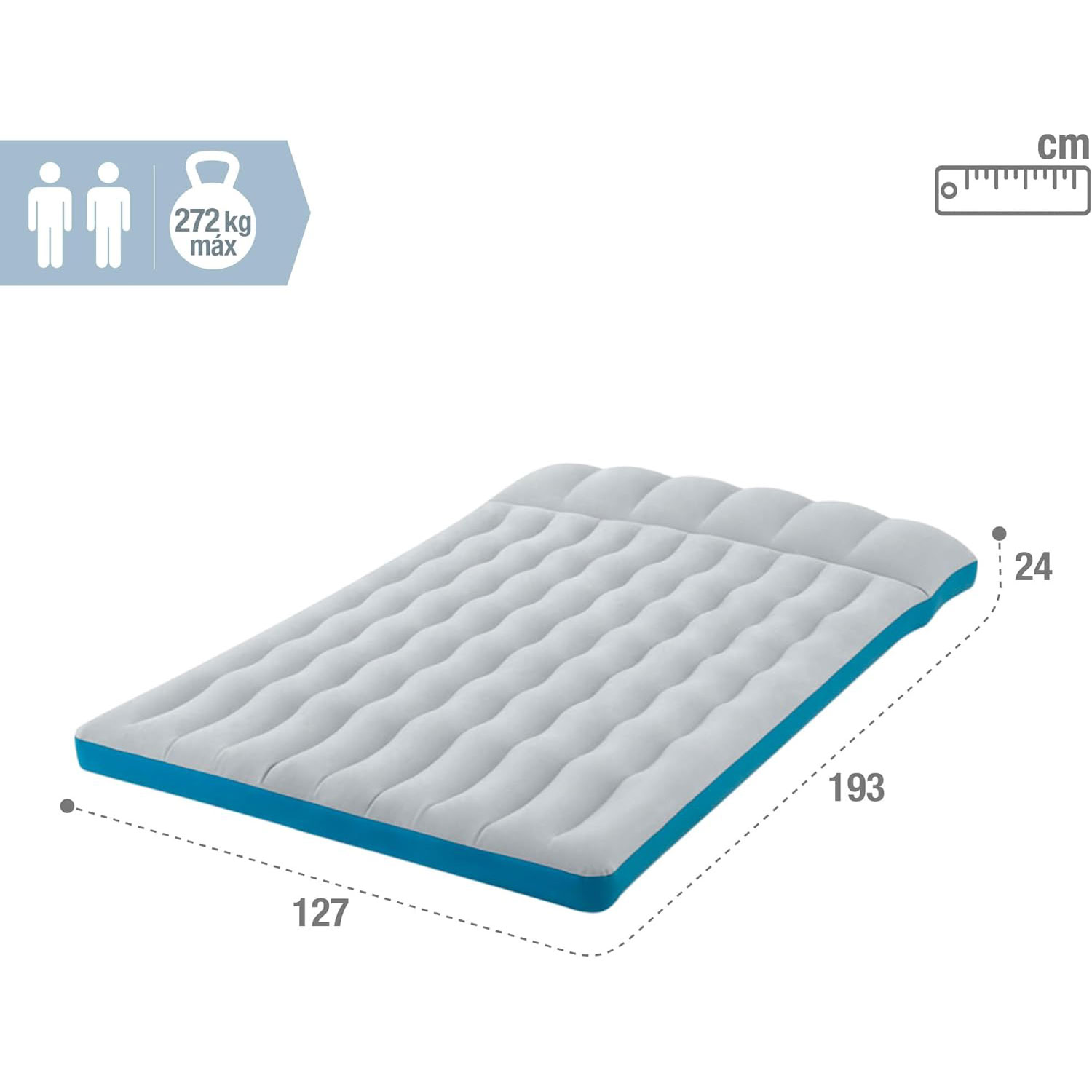 Intex Doppel Luftmatratze Camping Mat 127 x 193 x 24 cm