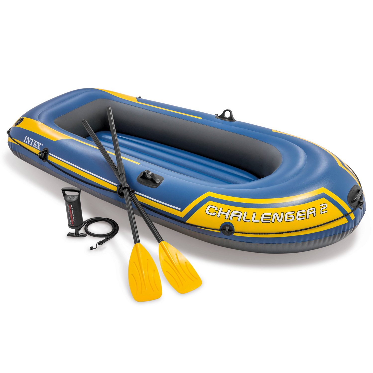 Intex Schlauchboot Challenger 2 Set | 236 x 114 x 41 cm | bis 200 kg